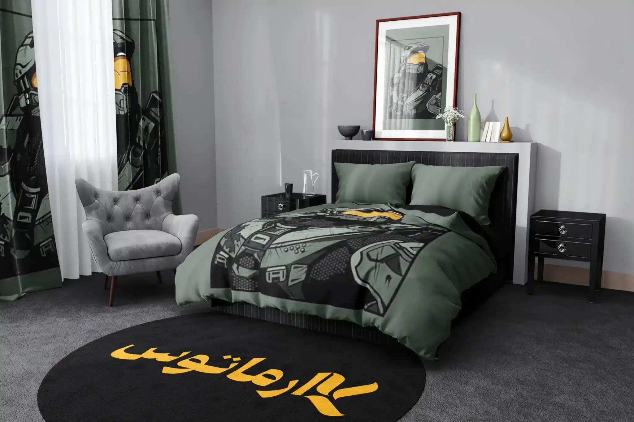 روتختی طرح هیلو Halo کد 2 5,900,000 تومان &Ndash; کارماتوس خرید روتختی طرح هیلو Halo یک و دو نفره - کارماتوس