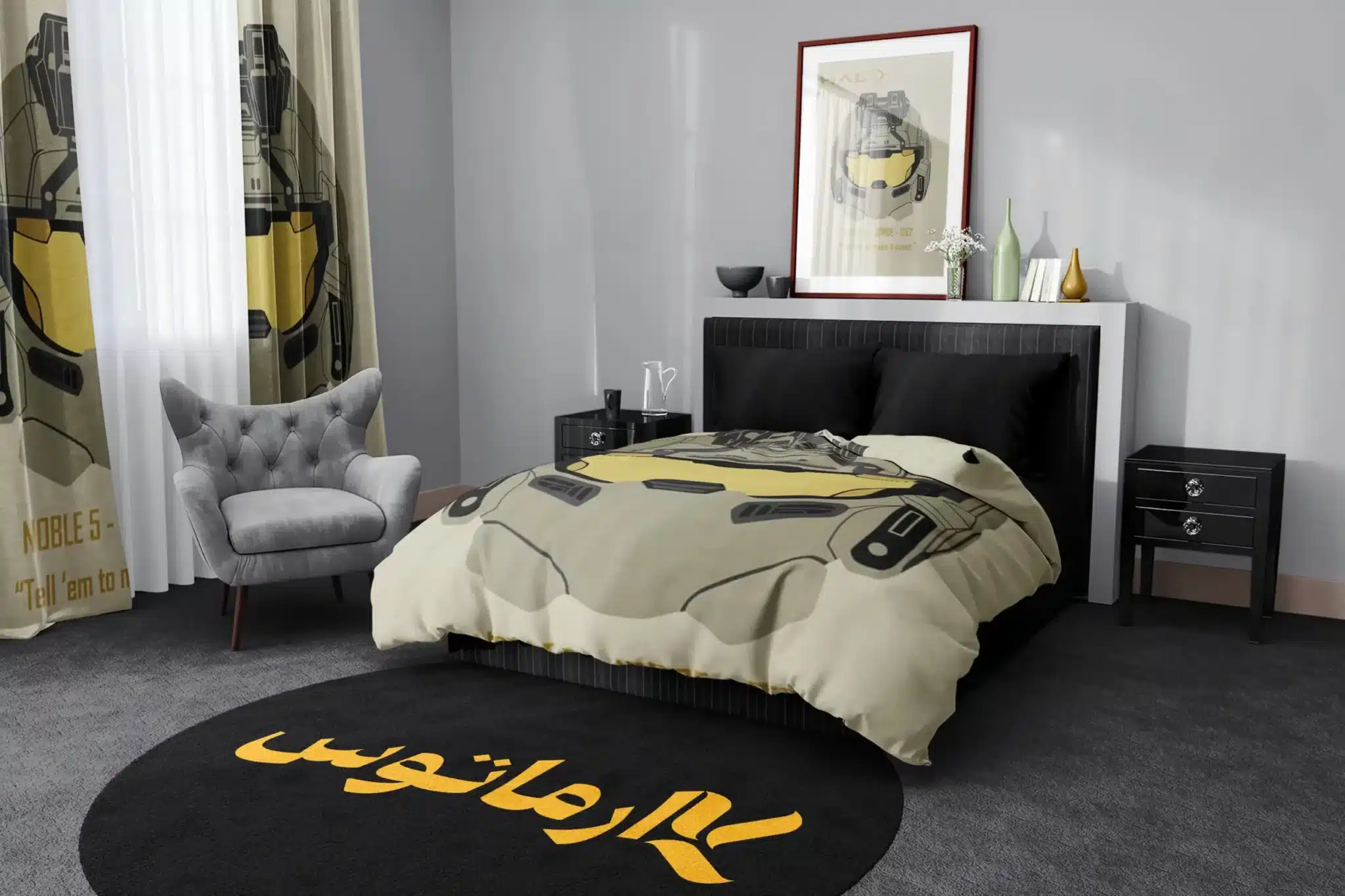 روتختی طرح هیلو Halo کد 3 5,900,000 تومان &Ndash; کارماتوس خرید روتختی طرح هیلو Halo یک و دو نفره - کارماتوس