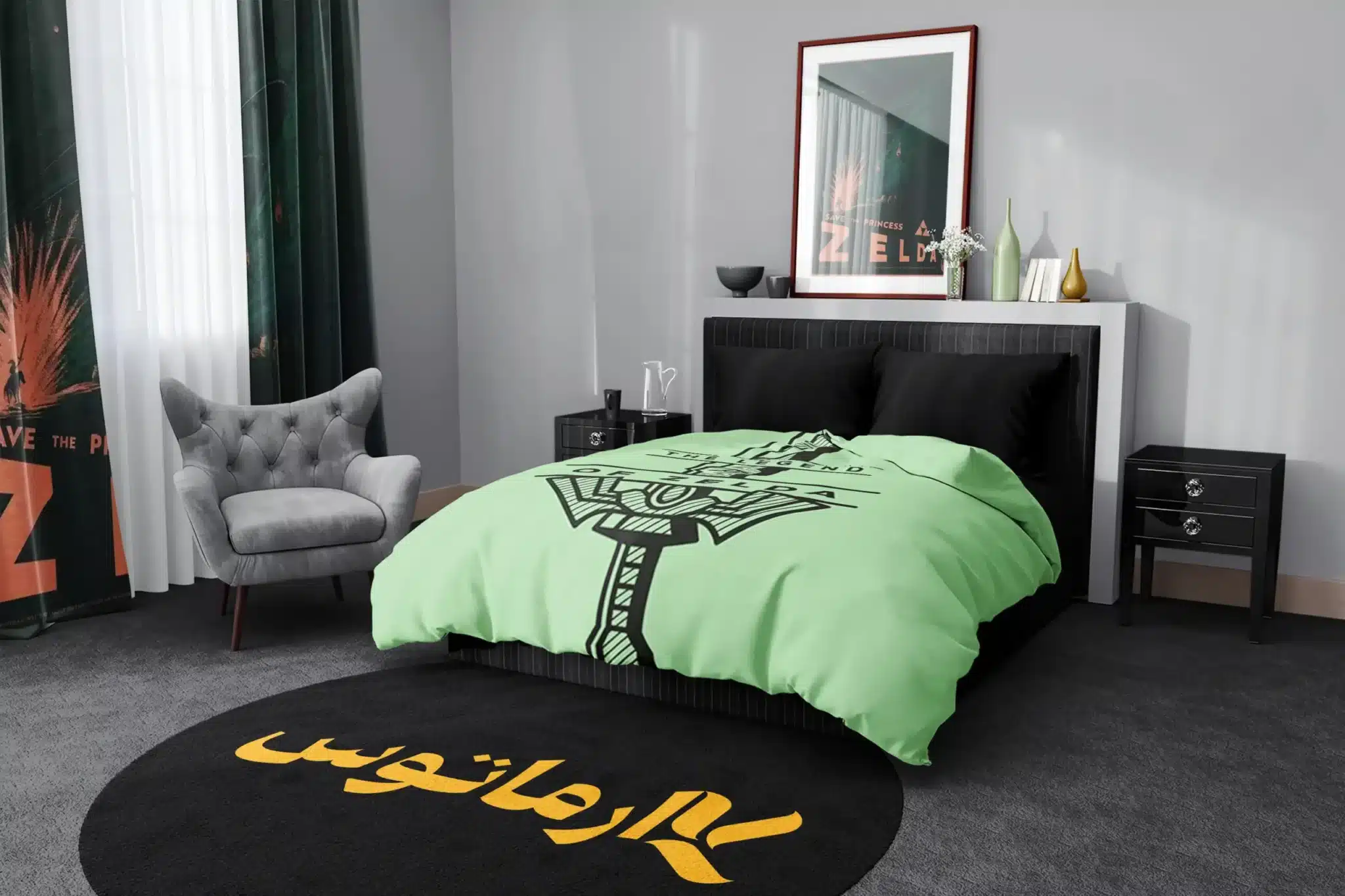 روتختی طرح افسانه زلدا Legend Of Zelda کد 1 5,900,000 تومان &Ndash; کارماتوس روتختی طرح افسانه زلدا Legend Of Zelda یک و دو نفره کارماتوس