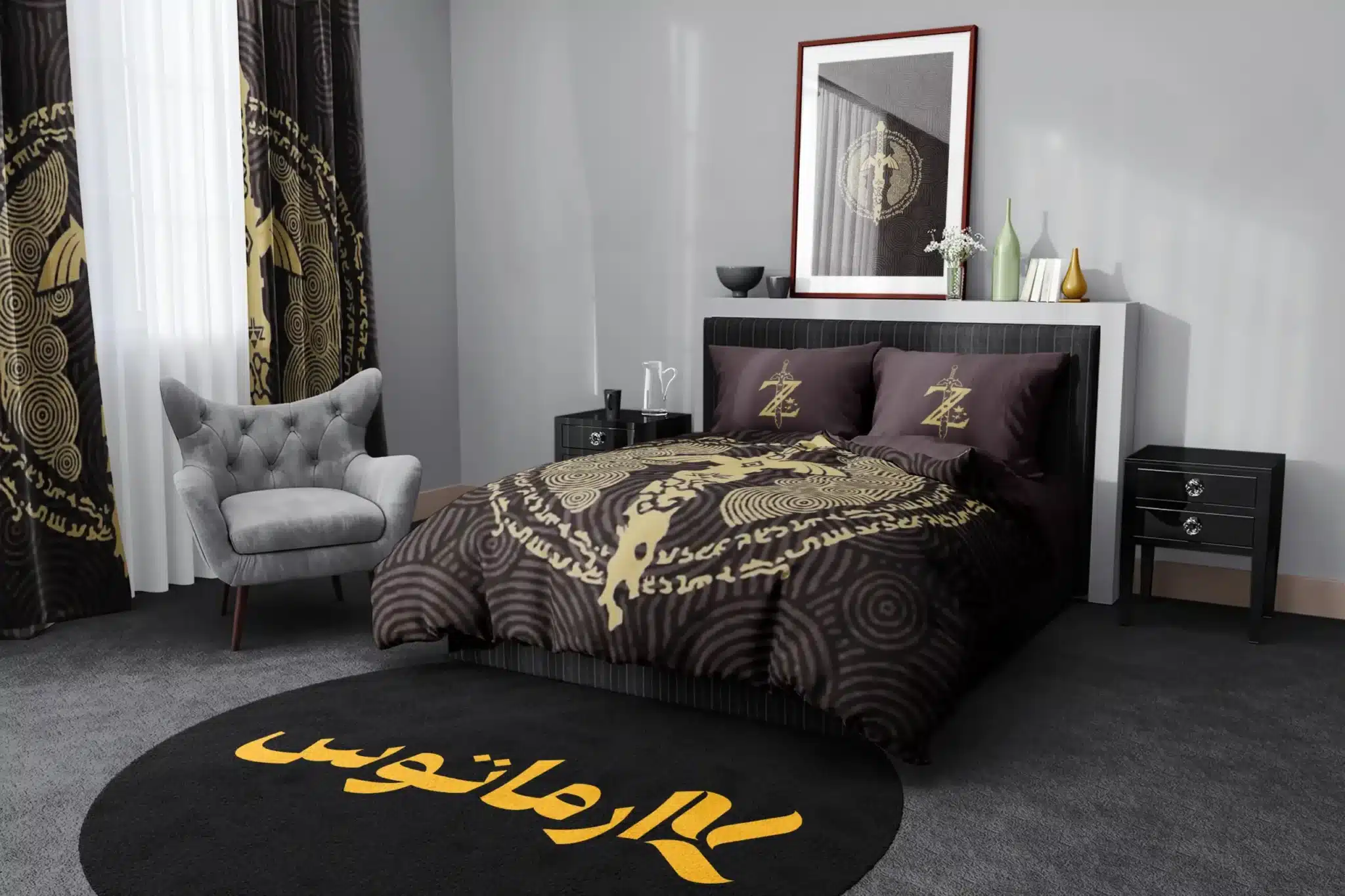 روتختی طرح افسانه زلدا Legend Of Zelda کد 4 5,900,000 تومان &Ndash; کارماتوس روتختی طرح افسانه زلدا Legend Of Zelda یک و دو نفره کارماتوس