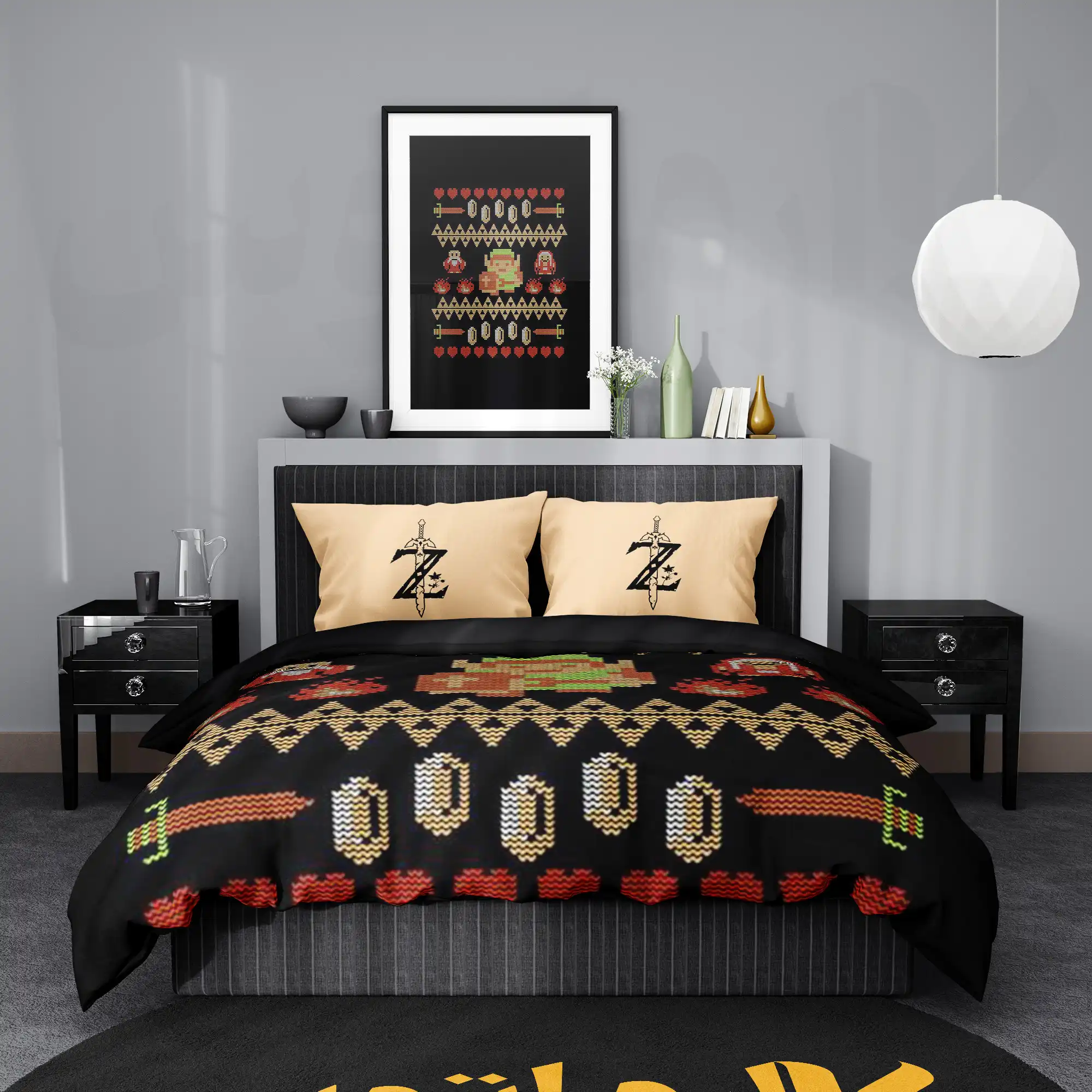 روتختی طرح افسانه زلدا Legend Of Zelda کد 5 5,900,000 تومان &Ndash; کارماتوس روتختی طرح افسانه زلدا Legend Of Zelda یک و دو نفره کارماتوس