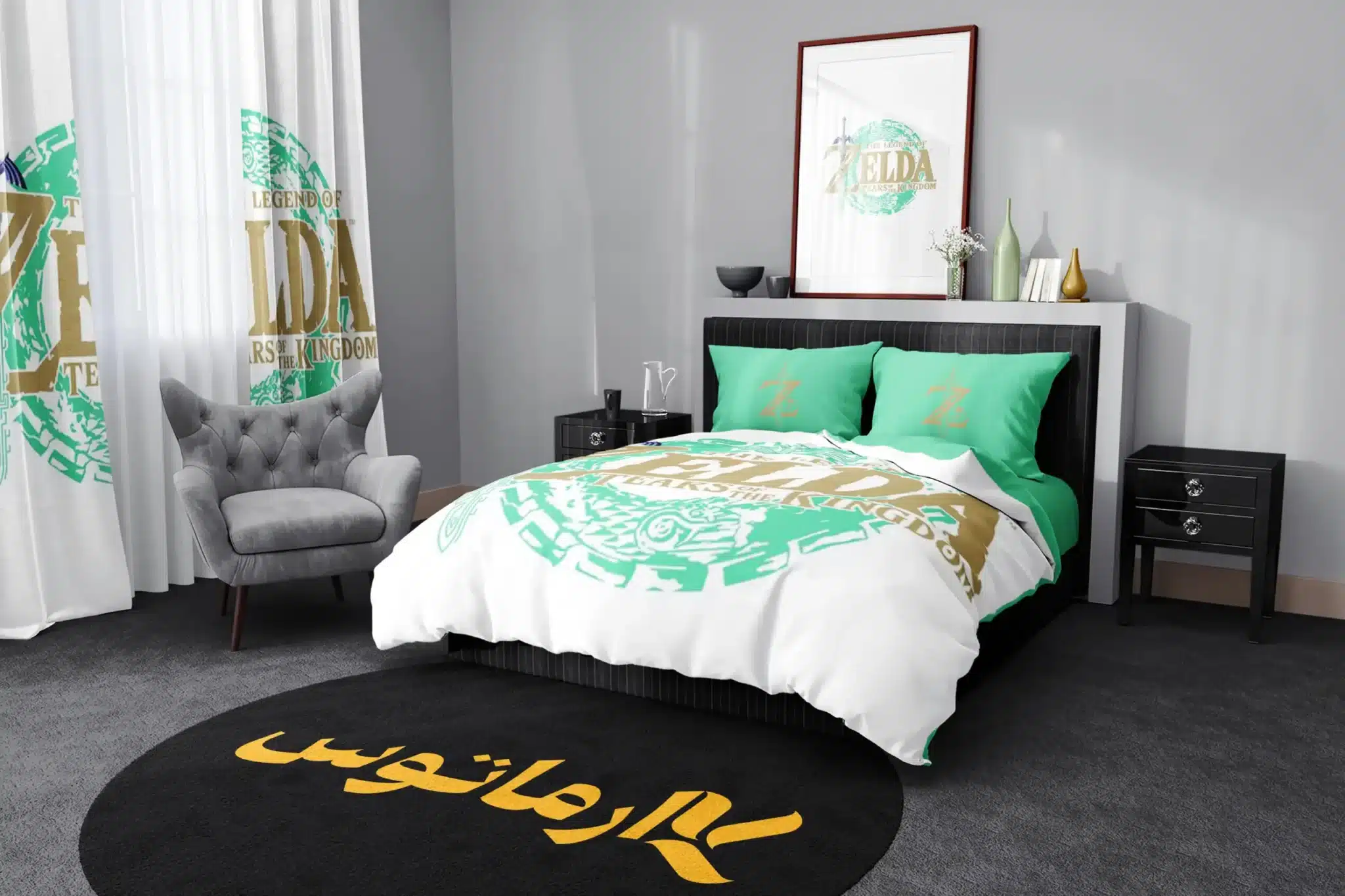 روتختی طرح افسانه زلدا Legend Of Zelda کد 7 5,900,000 تومان &Ndash; کارماتوس روتختی طرح افسانه زلدا Legend Of Zelda یک و دو نفره کارماتوس