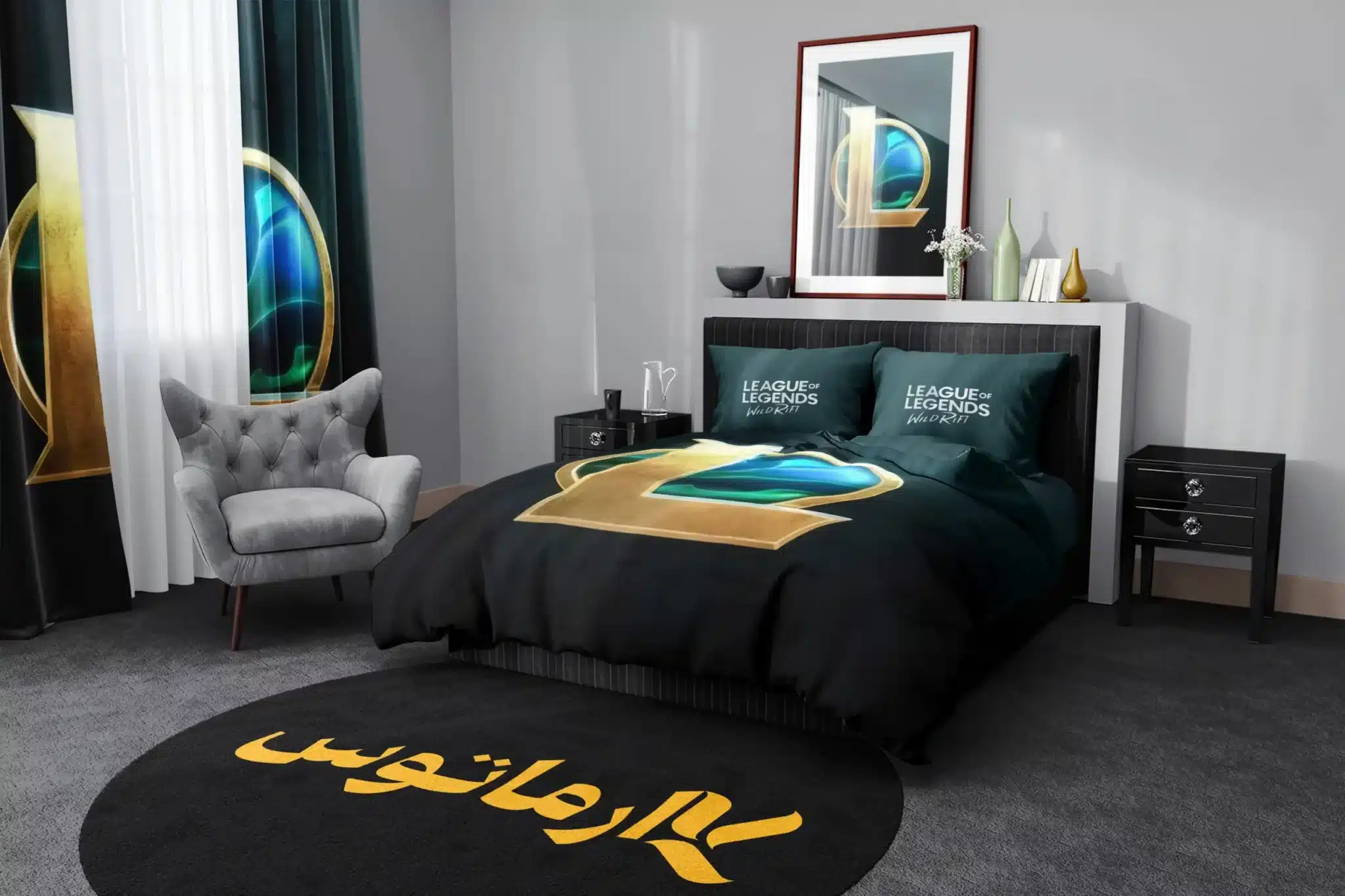 روتختی طرح لیگ اف لجندز League Of Legends کد 5 5,900,000 تومان &Ndash; کارماتوس روتختی طرح لیگ اف لجندز League Of Legends یک و دو نفره - کارماتوس