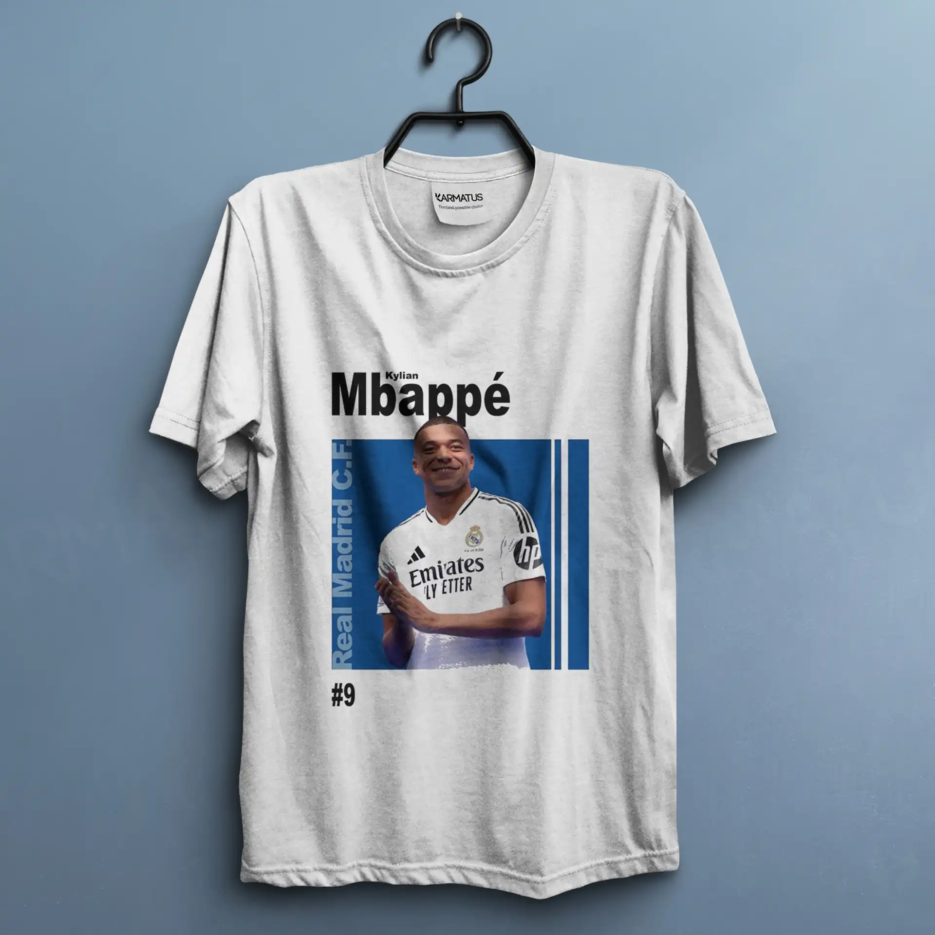 تیشرت امباپه | کالکشن Football - مدل Km-01 599,000 تومان &Ndash; کارماتوس تیشرت طرح کیلیان امباپه Kylian Mbappe