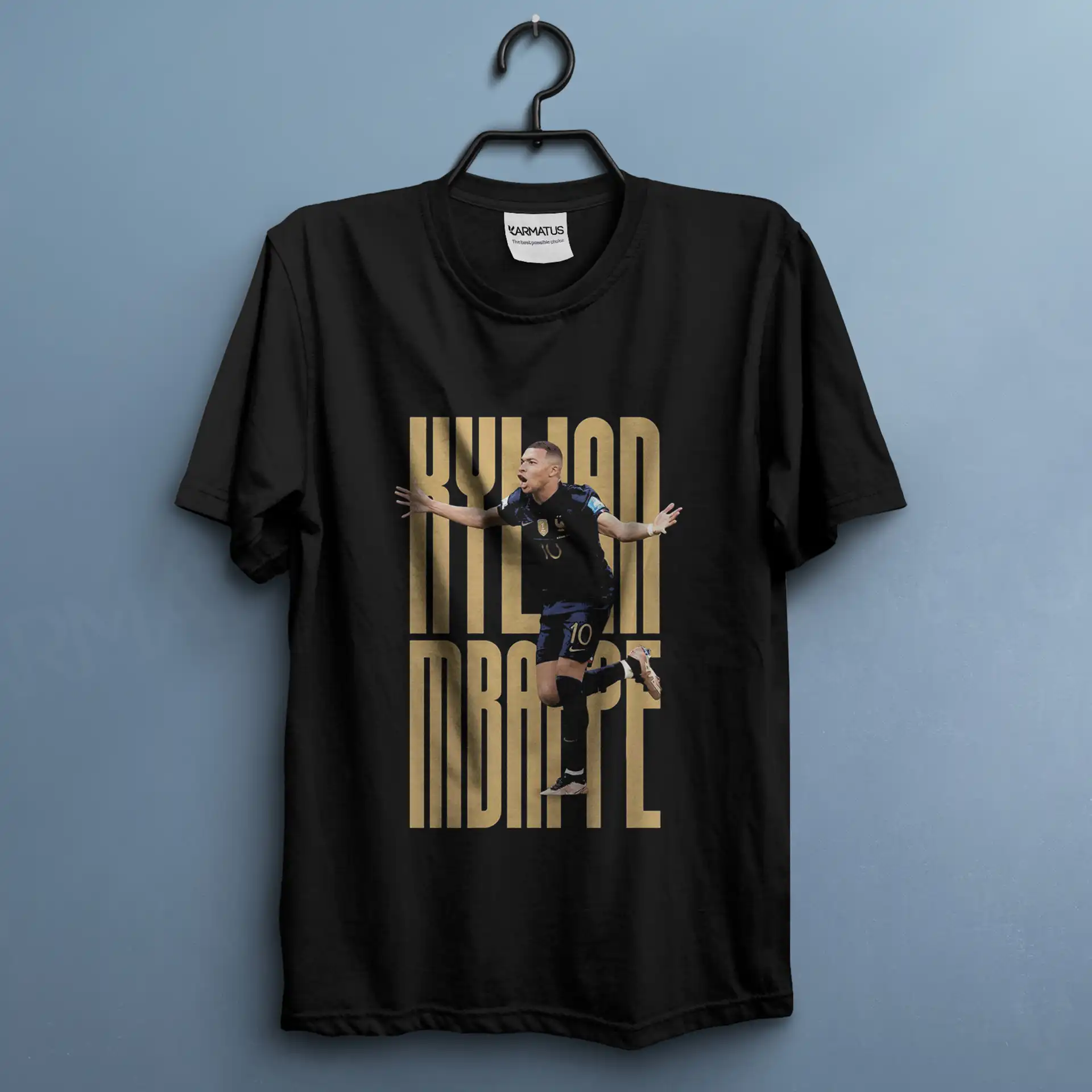 تیشرت امباپه | کالکشن Football - مدل Km-07 599,000 تومان &Ndash; کارماتوس تیشرت طرح کیلیان امباپه Kylian Mbappe