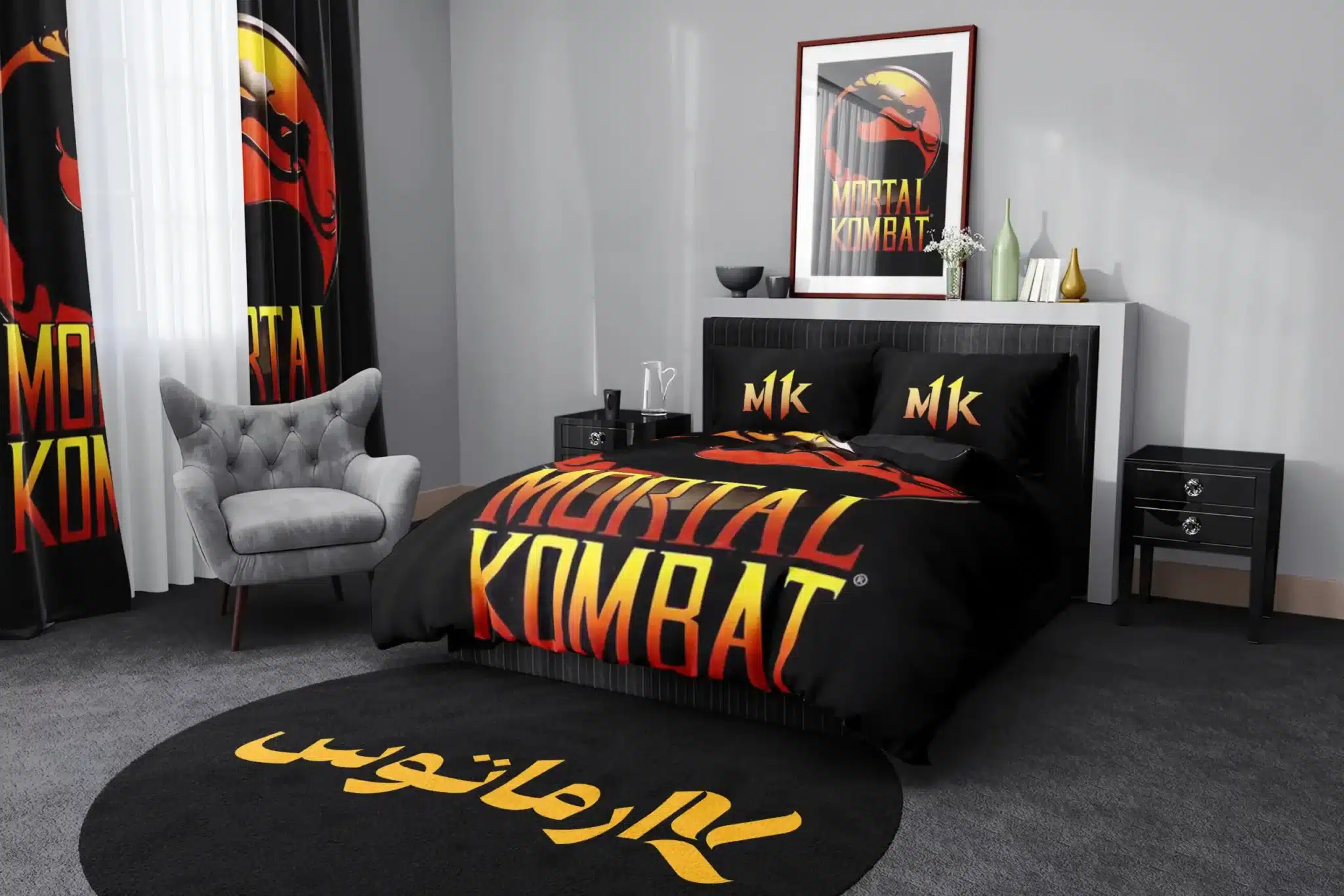 روتختی طرح مورتال کامبت Mortal Kombat کد 7 5,900,000 تومان &Ndash; کارماتوس روتختی طرح مورتال کامبت Mortal Kombat یک و دو نفره - کارماتوس