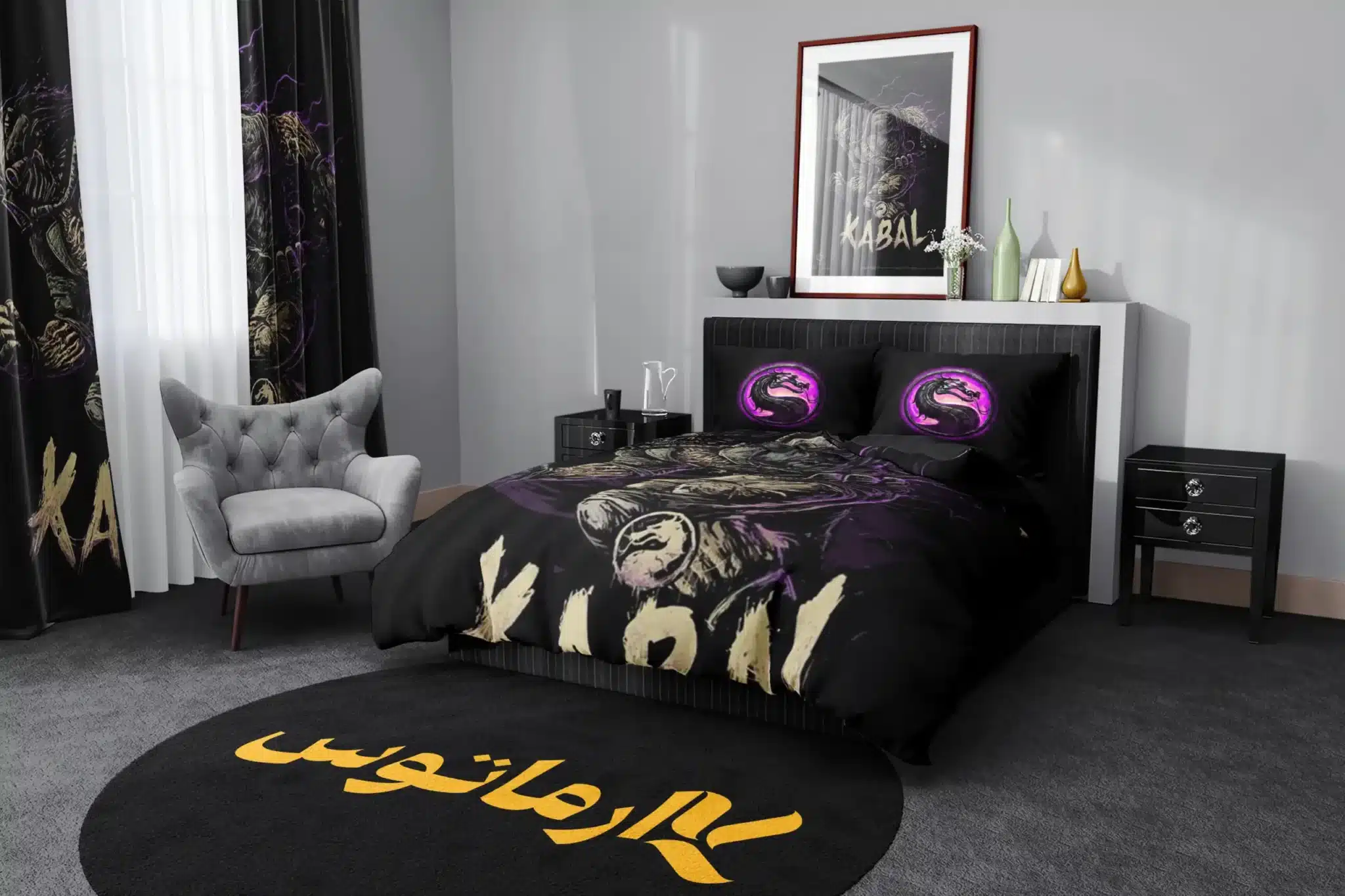 روتختی طرح مورتال کامبت Mortal Kombat کد 8 5,900,000 تومان &Ndash; کارماتوس روتختی طرح مورتال کامبت Mortal Kombat یک و دو نفره - کارماتوس