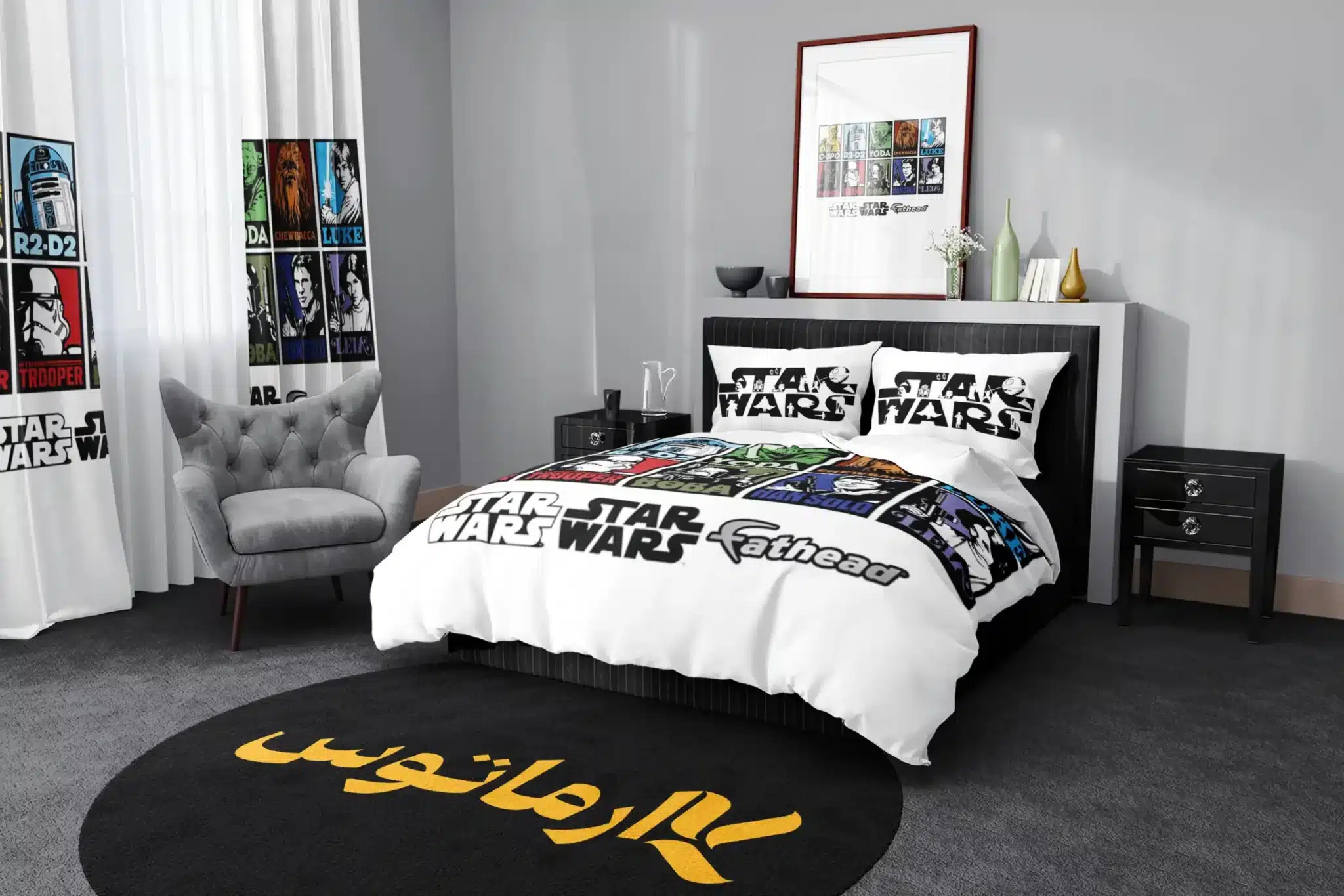 روتختی طرح جنگ ستارگان Star Wars کد 2 5,900,000 تومان &Ndash; کارماتوس روتختی طرح جنگ ستارگان Star Wars یک و دو نفره کارماتوس