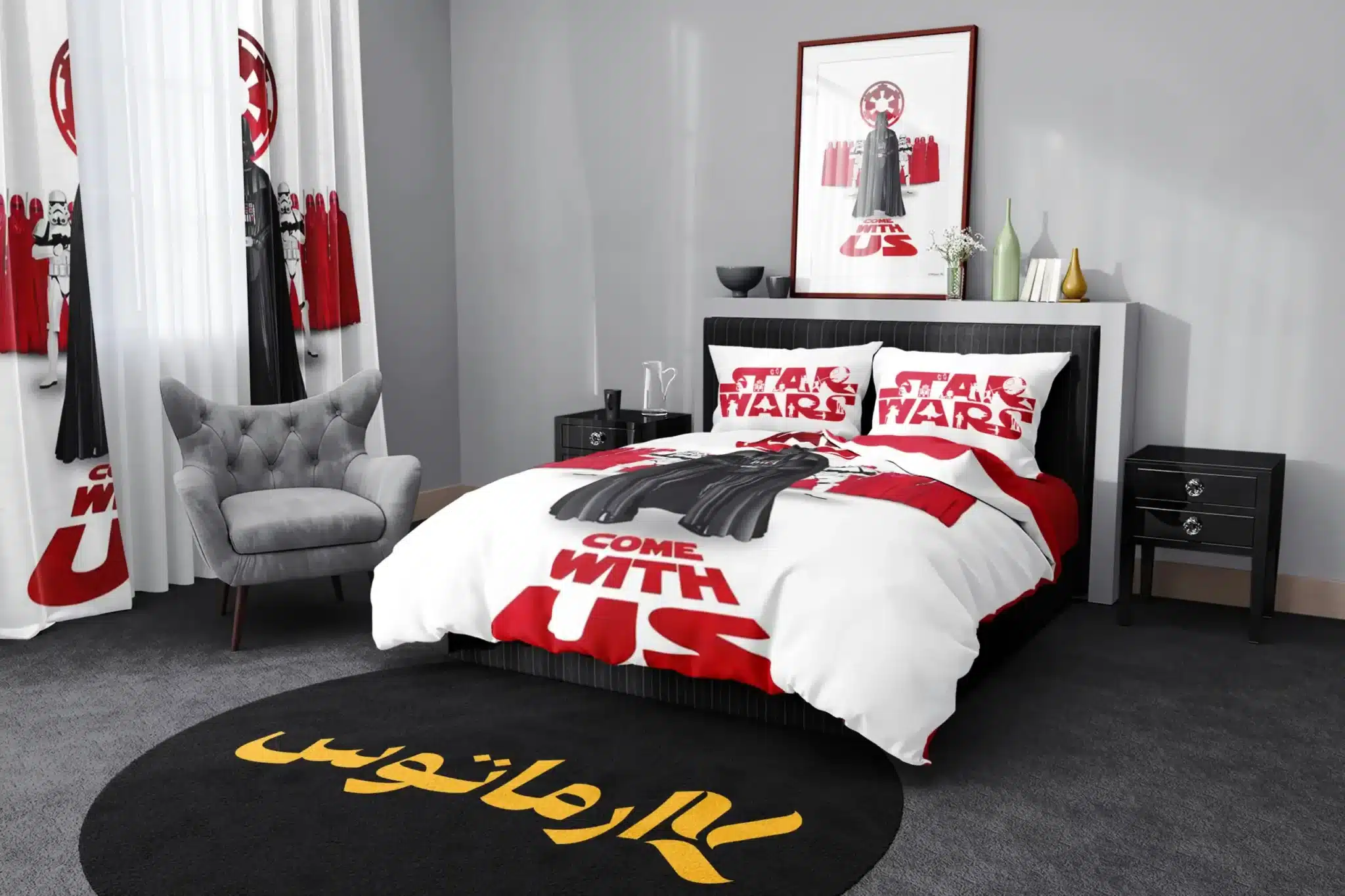 روتختی طرح جنگ ستارگان Star Wars کد 4 5,900,000 تومان &Ndash; کارماتوس روتختی طرح جنگ ستارگان Star Wars یک و دو نفره کارماتوس