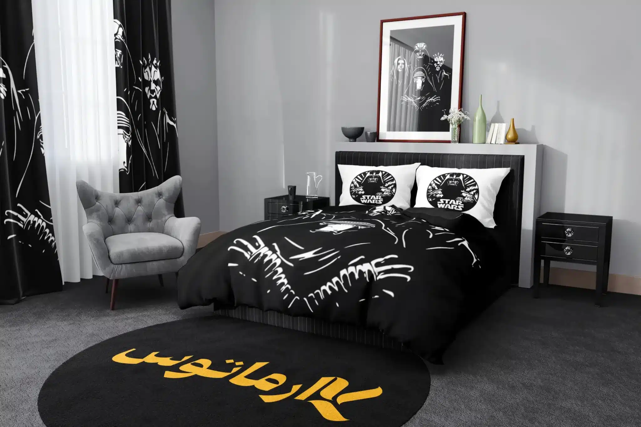 روتختی طرح جنگ ستارگان Star Wars کد 5 5,900,000 تومان &Ndash; کارماتوس روتختی طرح جنگ ستارگان Star Wars یک و دو نفره کارماتوس