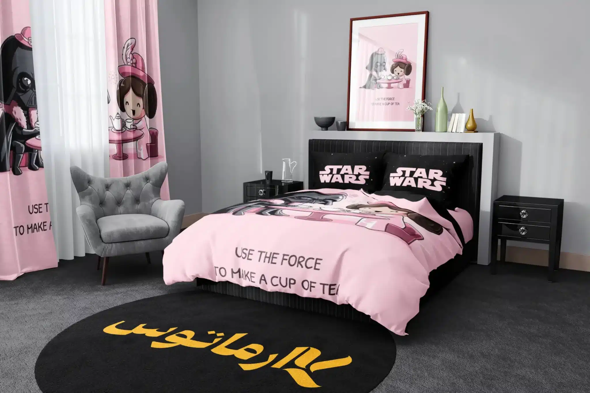 روتختی طرح جنگ ستارگان Star Wars کد 6 5,900,000 تومان &Ndash; کارماتوس روتختی طرح جنگ ستارگان Star Wars یک و دو نفره کارماتوس