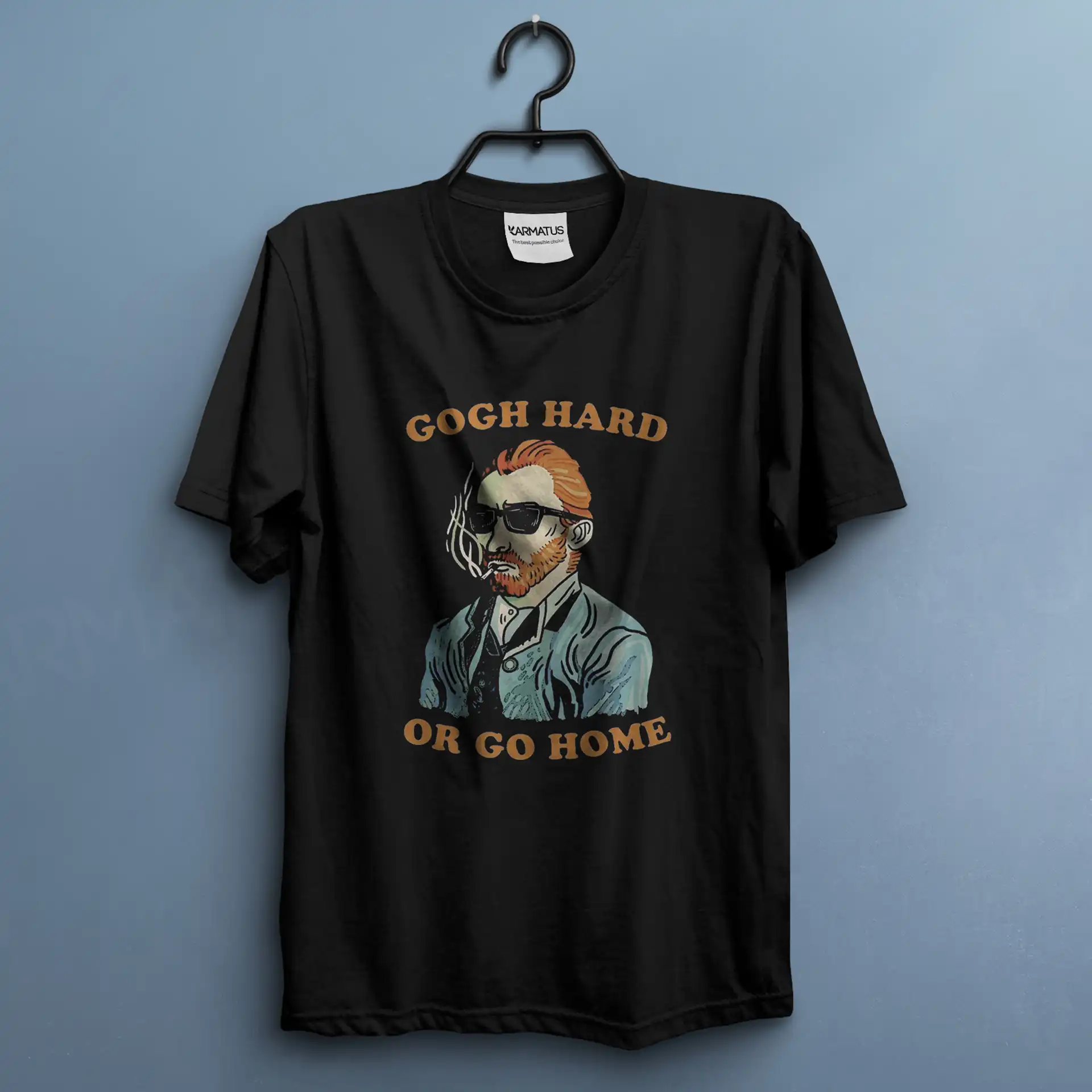 تیشرت ونگوگ | کالکشن Art - مدل Vg-05 599,000 تومان &Ndash; کارماتوس خرید تیشرت طرح ونگوگ Van Gogh - کارماتوس (پوشاک, تیشرت, تیشرت هنری Art) از کرماتوس