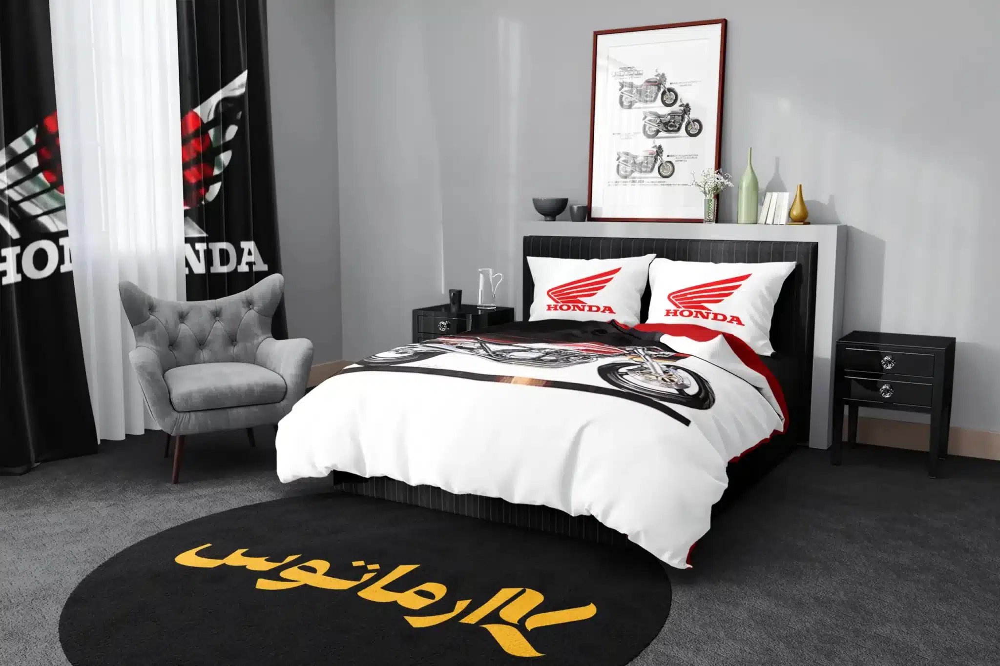 روتختی طرح هوندا Honda کد 4 5,900,000 تومان &Ndash; کارماتوس روتختی طرح هوندا Honda