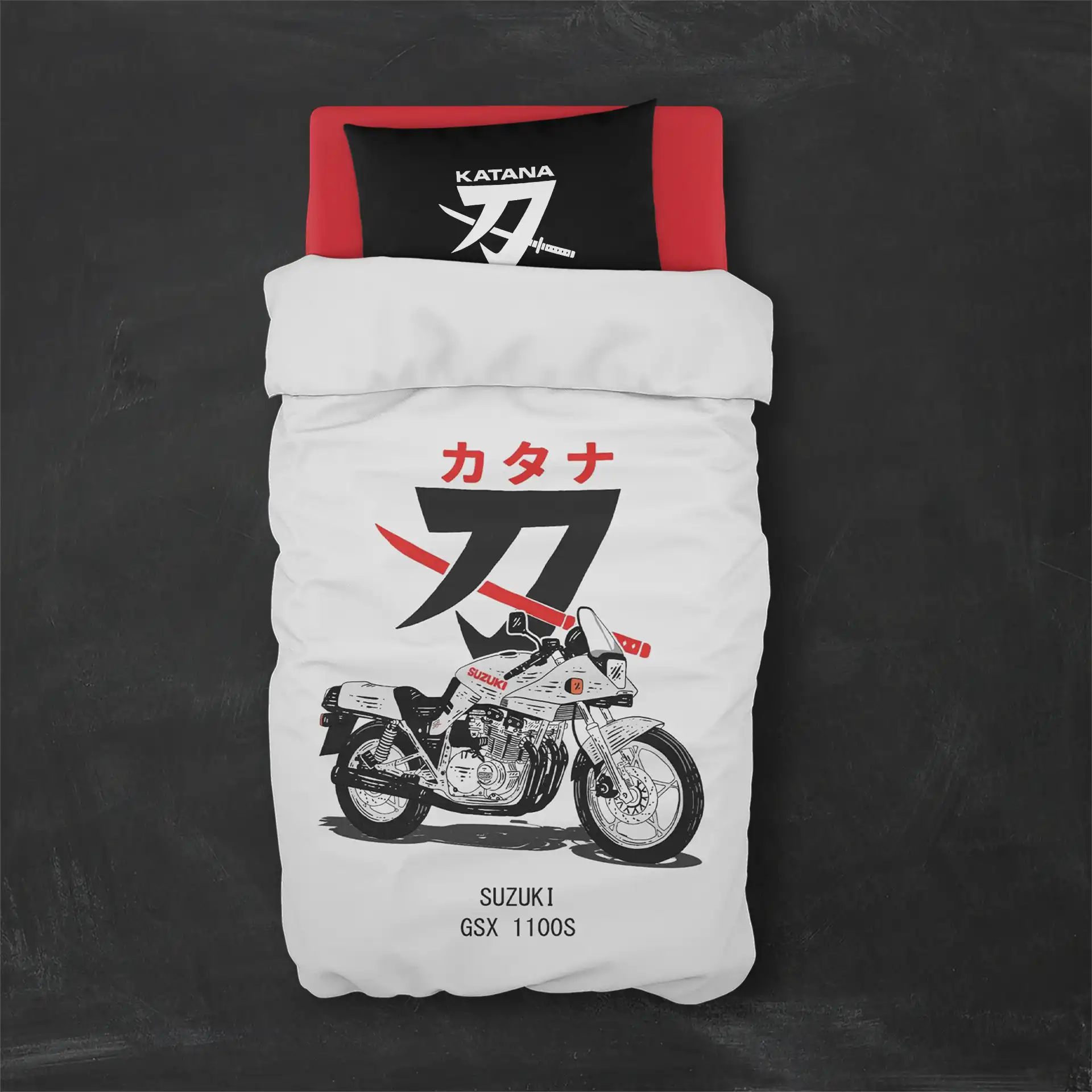 روتختی طرح سوزوکی Suzuki کد 1 5,900,000 تومان &Ndash; کارماتوس خرید روتختی طرح سوزوکی Suzuki یک و دو نفره - کارماتوس (دکوراسیون, روتختی, روتختی موتور سیکلت) از کرماتوس