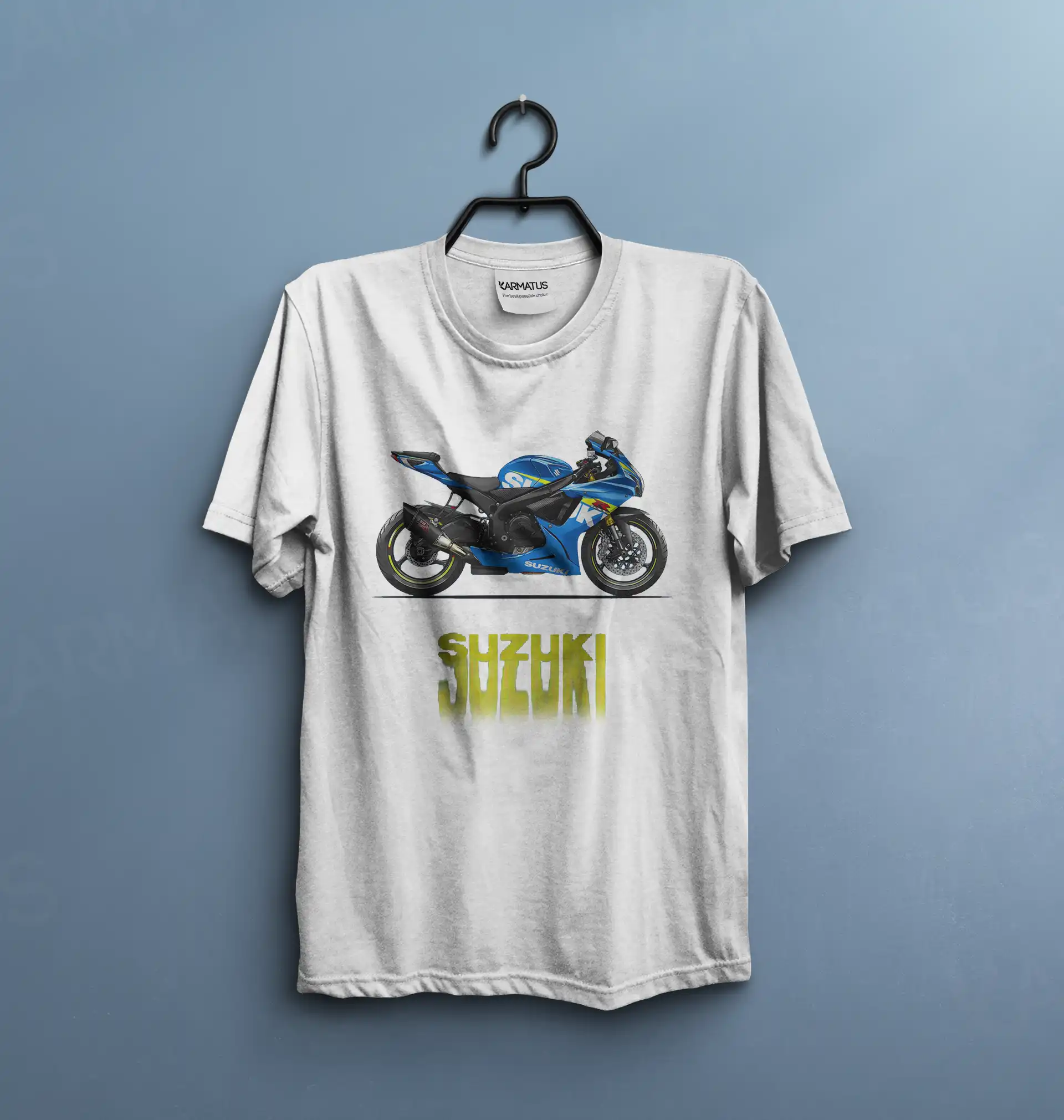 تیشرت سوزوکی | کالکشن Motor - مدل Suz-03 599,000 تومان &Ndash; کارماتوس خرید تیشرت طرح سوزوکی Suzuki - کارماتوس (پوشاک, تیشرت, تیشرت چاپ دو رو, تیشرت موتور سیکلت) از کرماتوس