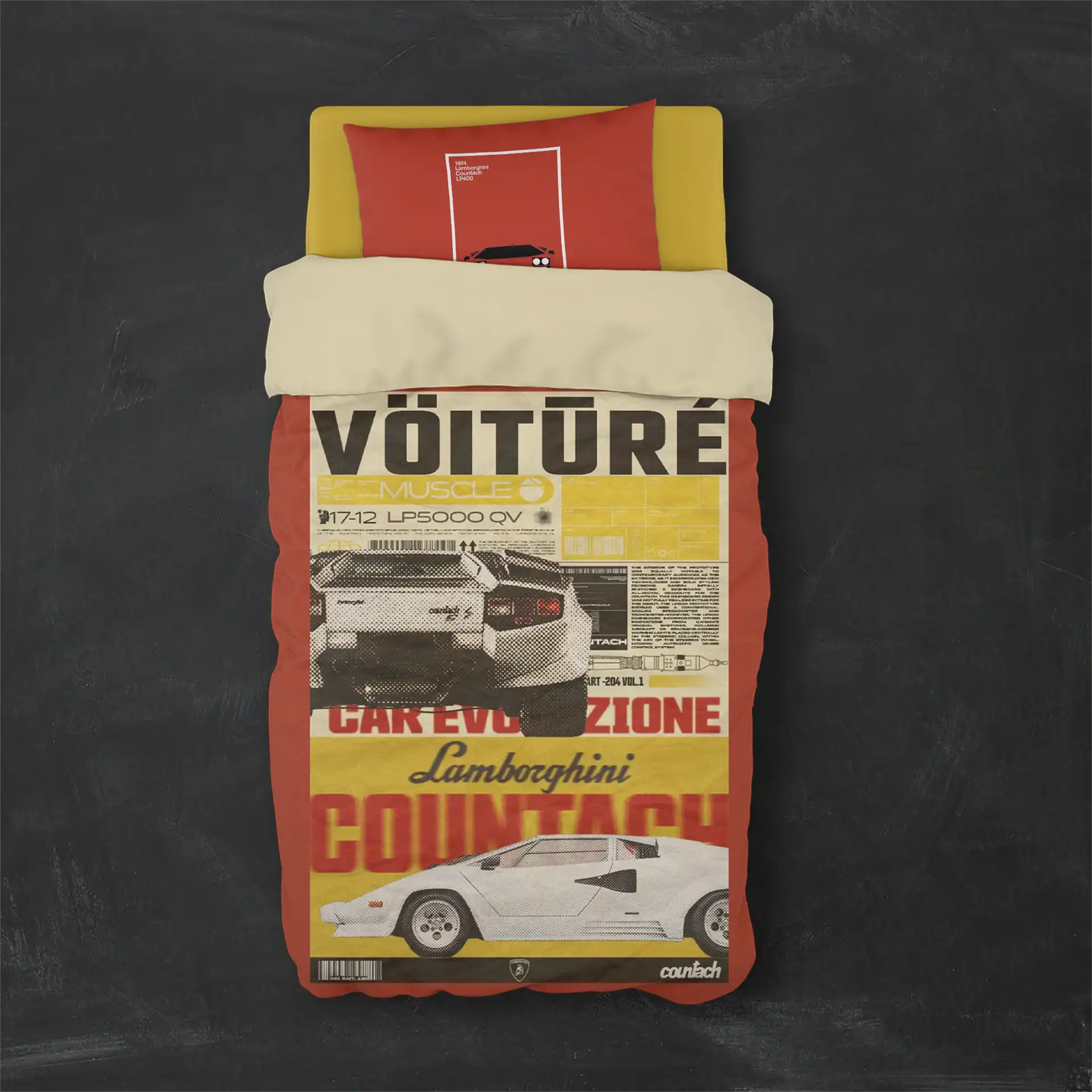 روتختی طرح لامبورگینی Lamborghini کد 4 5,900,000 تومان &Ndash; کارماتوس خرید روتختی طرح لامبورگینی Lamborghini یک و دو نفره - کارماتوس (دکوراسیون, روتختی, روتختی ماشین) از کرماتوس