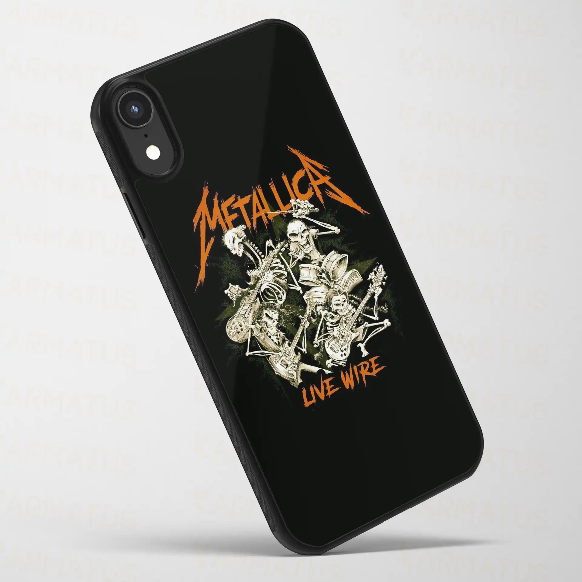 قاب موبایل متالیکا | کالکشن Music مدل Met-49 499,000 تومان &Ndash; کارماتوس قاب موبایل طرح متالیکا Metallica