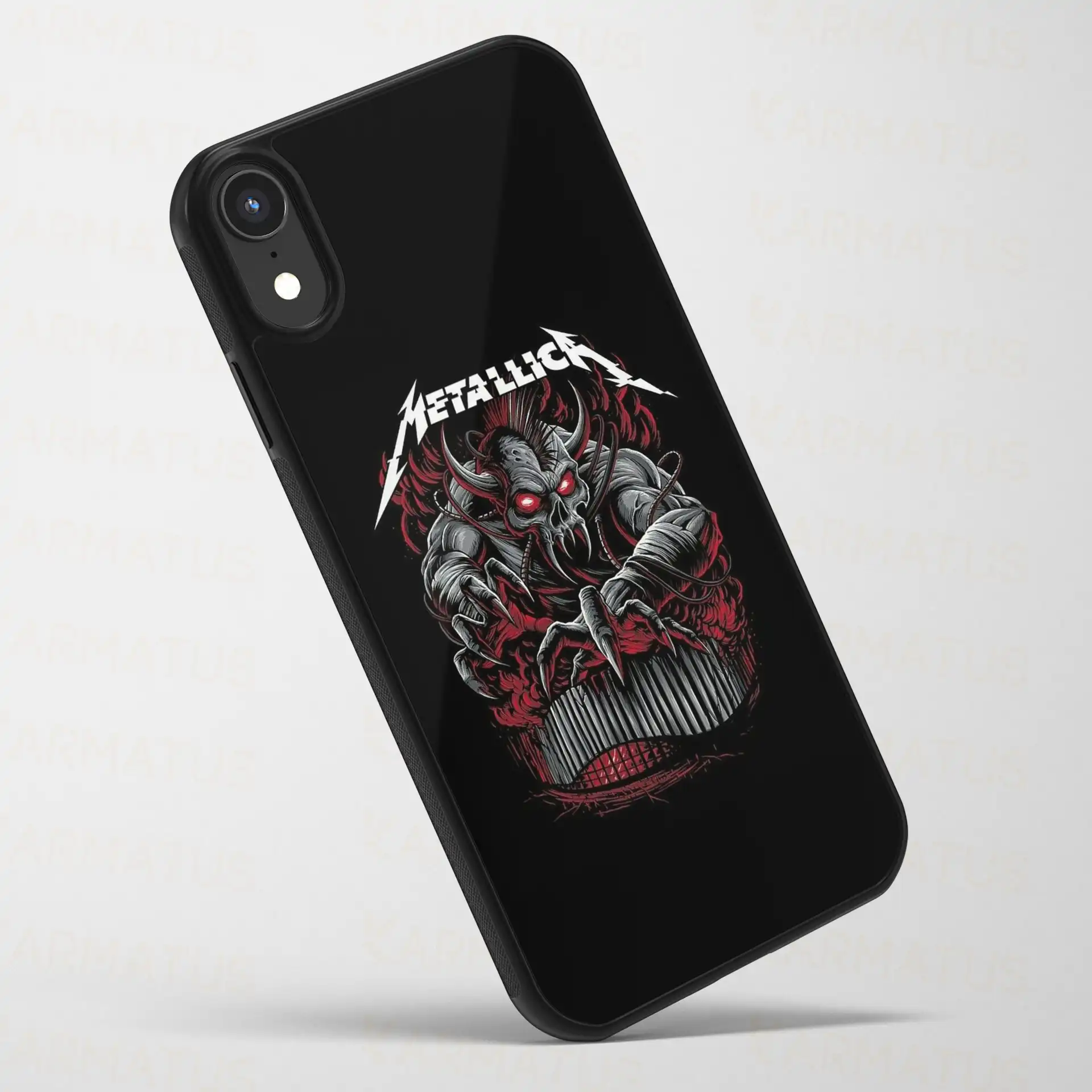 قاب موبایل متالیکا | کالکشن Music مدل Met-50 499,000 تومان &Ndash; کارماتوس قاب موبایل طرح متالیکا Metallica