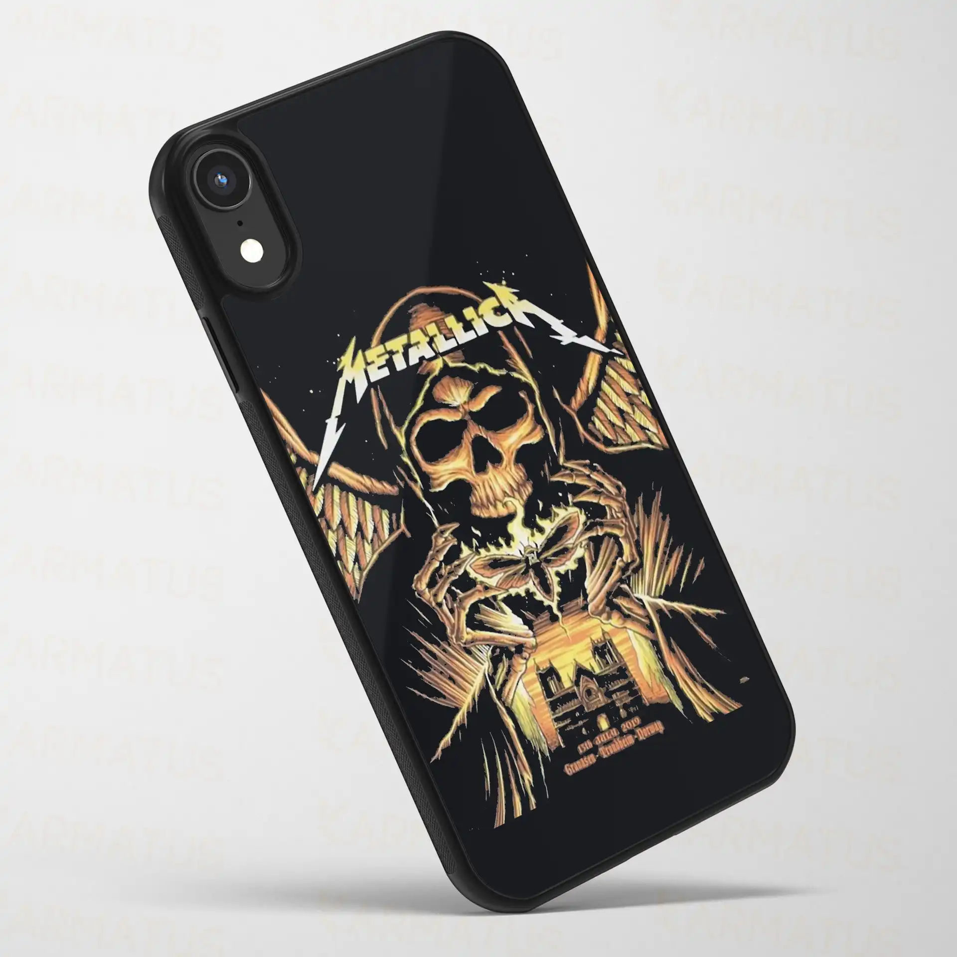 قاب موبایل متالیکا | کالکشن Music مدل Met-54 499,000 تومان &Ndash; کارماتوس قاب موبایل طرح متالیکا Metallica