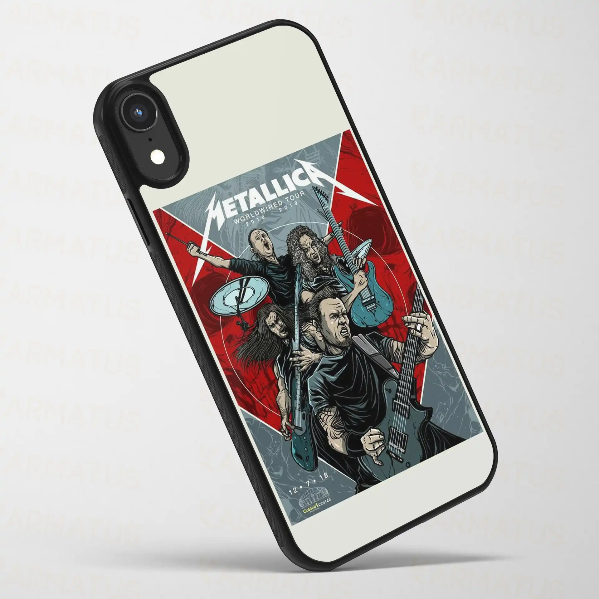 قاب موبایل متالیکا | کالکشن Music مدل Met-55 499,000 تومان &Ndash; کارماتوس قاب موبایل طرح متالیکا Metallica