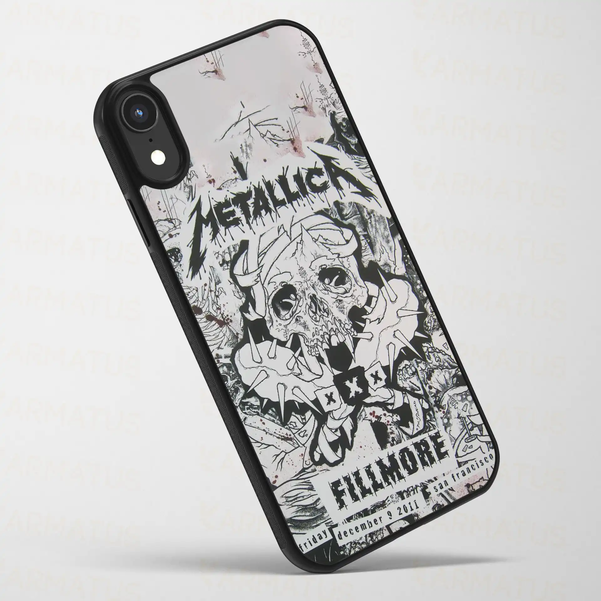 قاب موبایل متالیکا | کالکشن Music مدل Met-56 499,000 تومان &Ndash; کارماتوس قاب موبایل طرح متالیکا Metallica