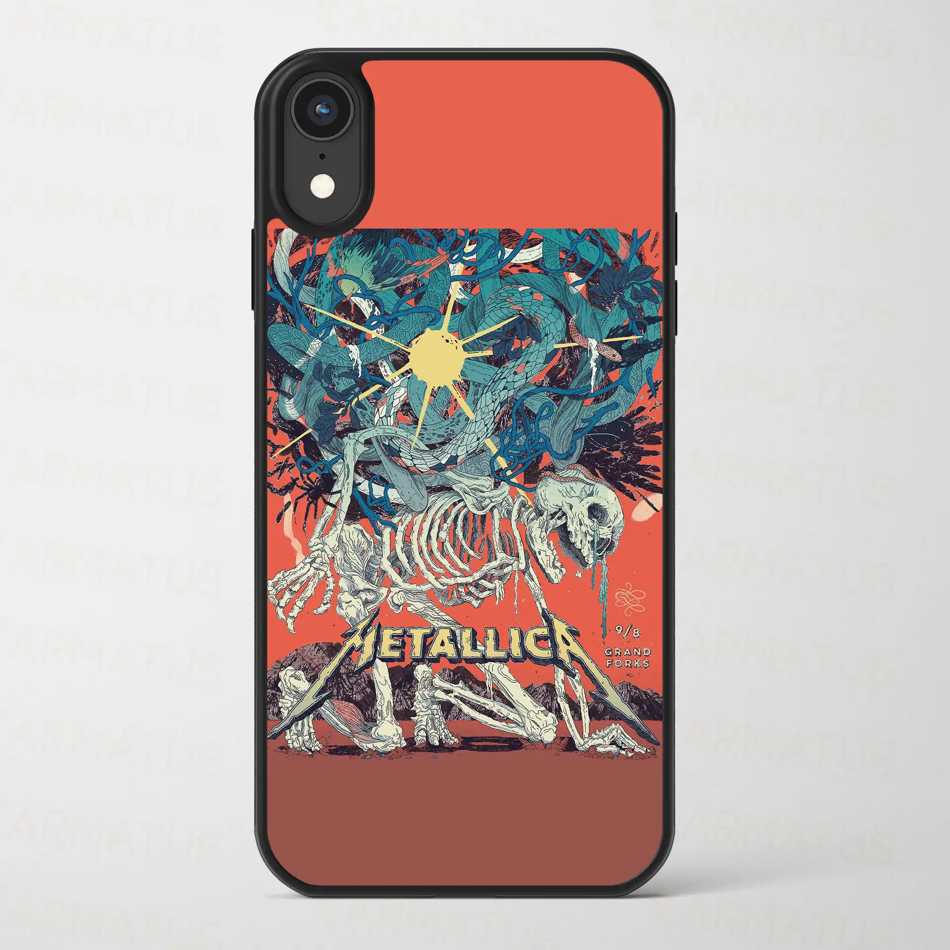 قاب موبایل متالیکا | کالکشن Music مدل Met-57 499,000 تومان &Ndash; کارماتوس خرید قاب موبایل طرح متالیکا Metallica - کارماتوس (قاب موبایل, قاب موبایل موسیقی Music) از کرماتوس