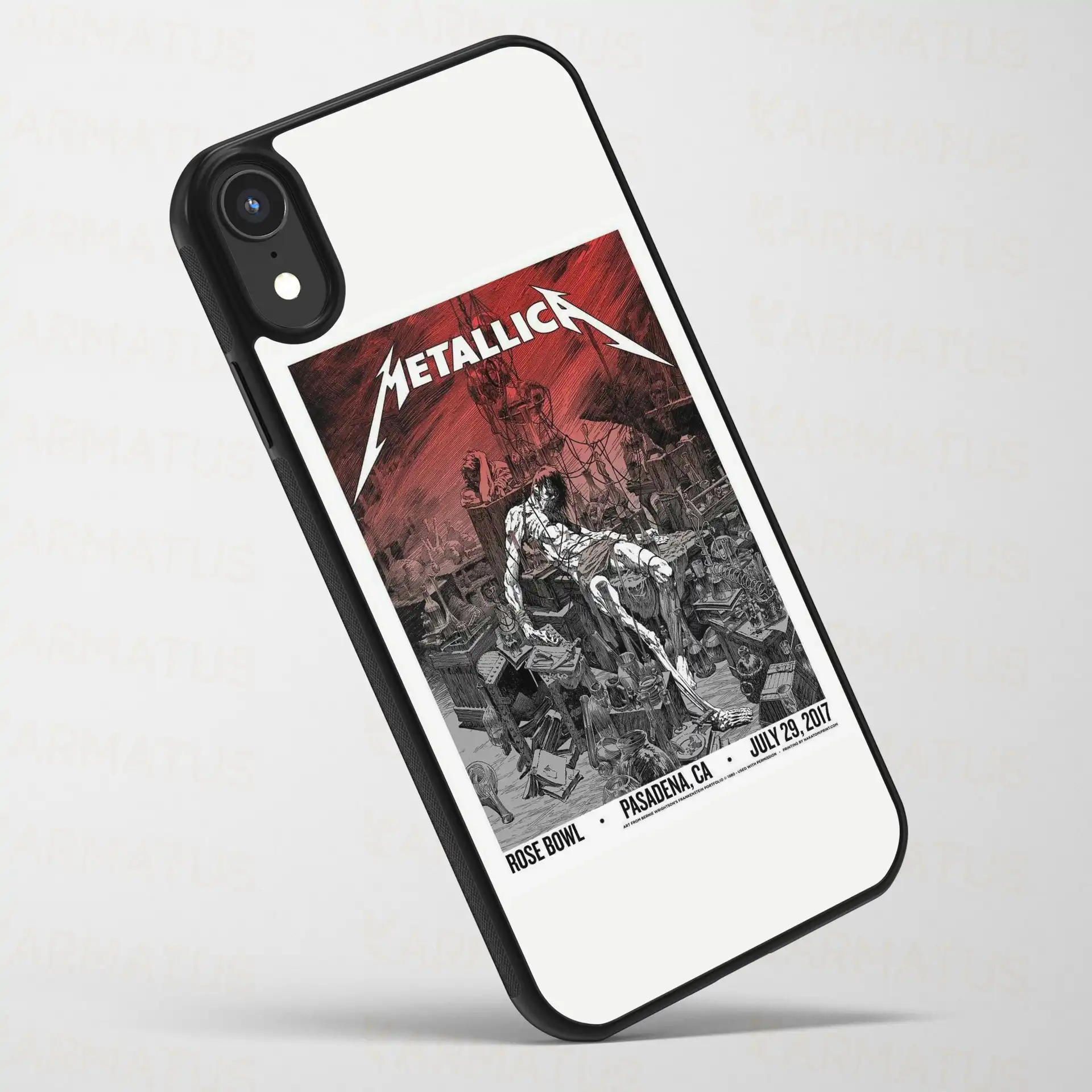 قاب موبایل متالیکا | کالکشن Music مدل Met-59 499,000 تومان &Ndash; کارماتوس قاب موبایل طرح متالیکا Metallica