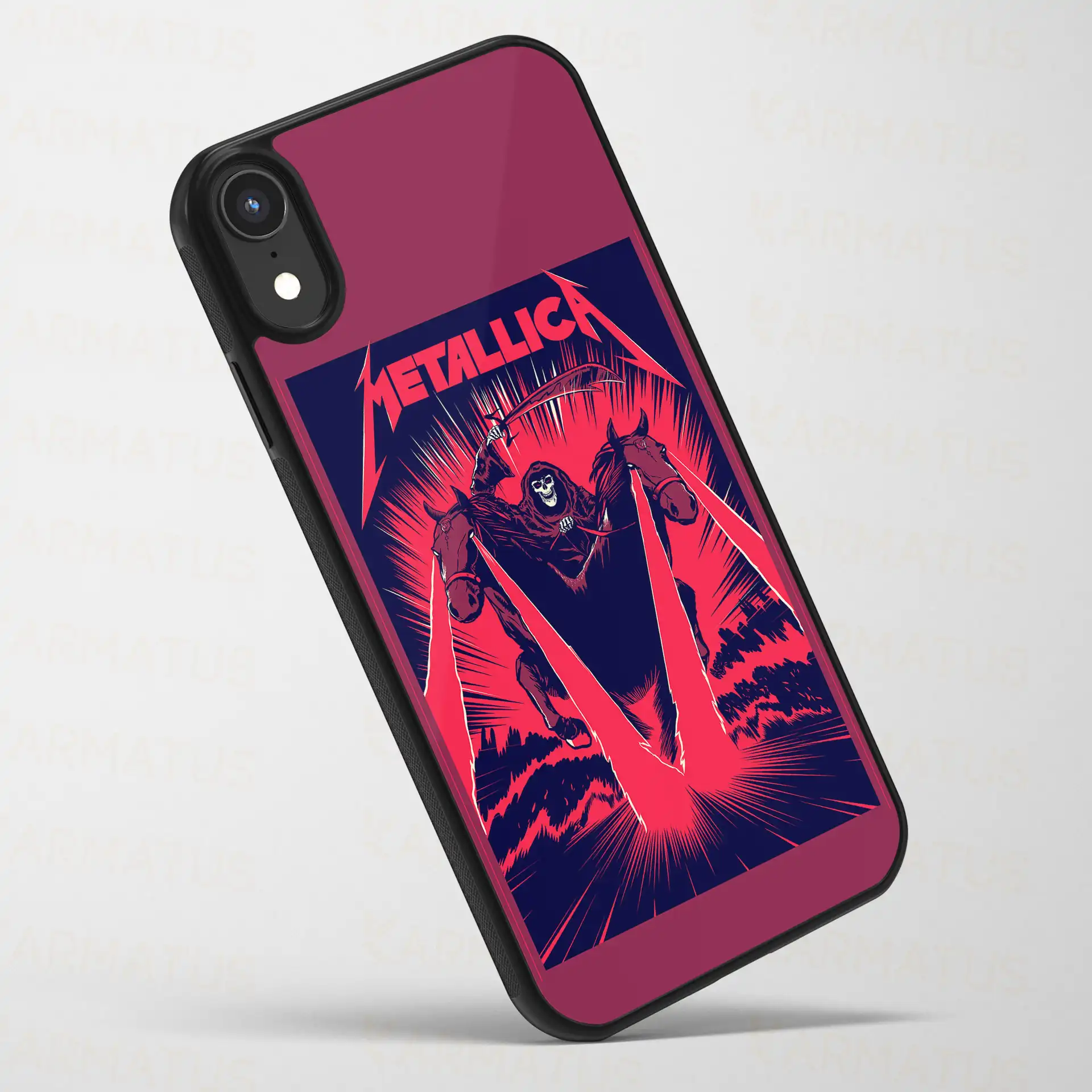 قاب موبایل متالیکا | کالکشن Music مدل Met-61 499,000 تومان &Ndash; کارماتوس قاب موبایل طرح متالیکا Metallica