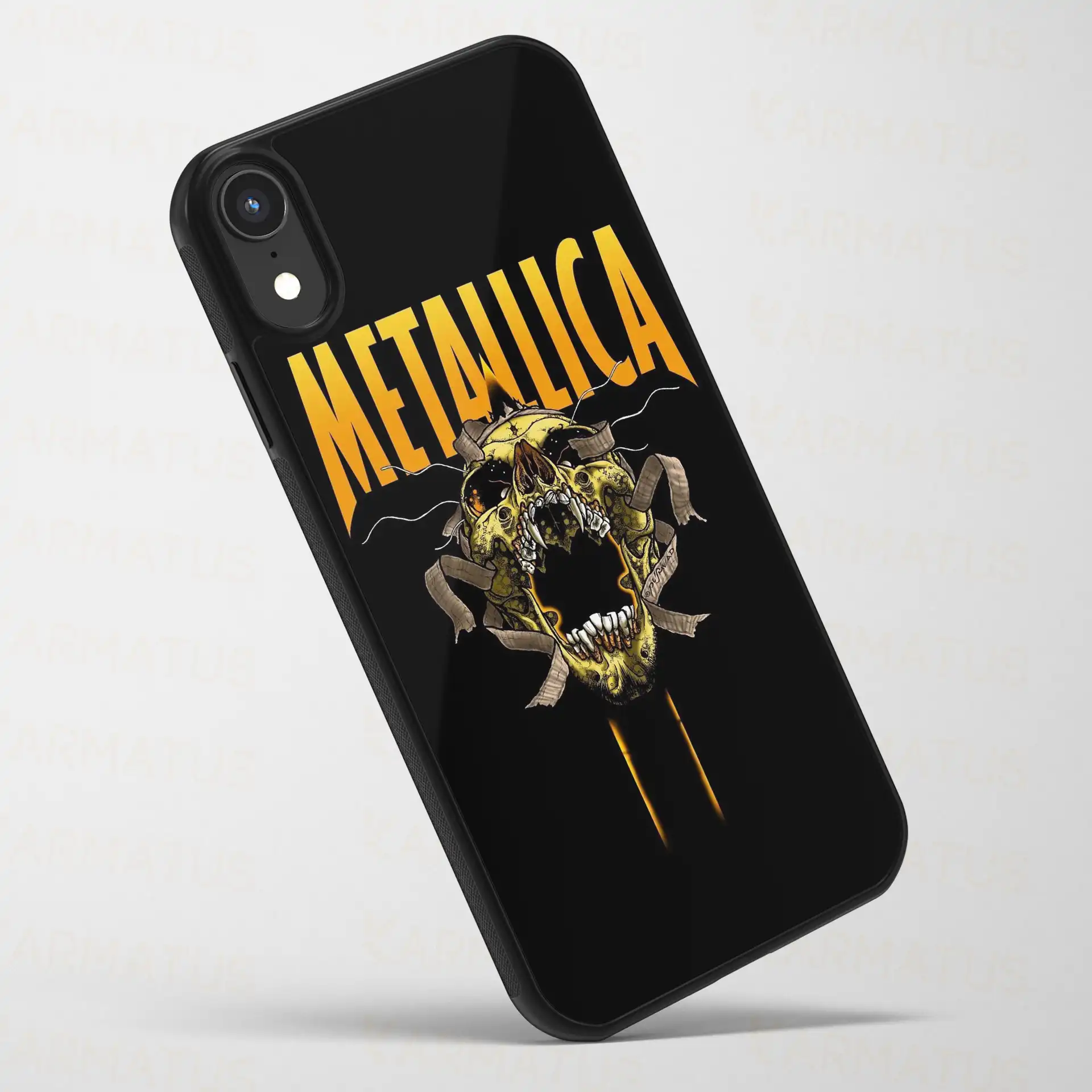 قاب موبایل متالیکا | کالکشن Music مدل Met-62 499,000 تومان &Ndash; کارماتوس قاب موبایل طرح متالیکا Metallica