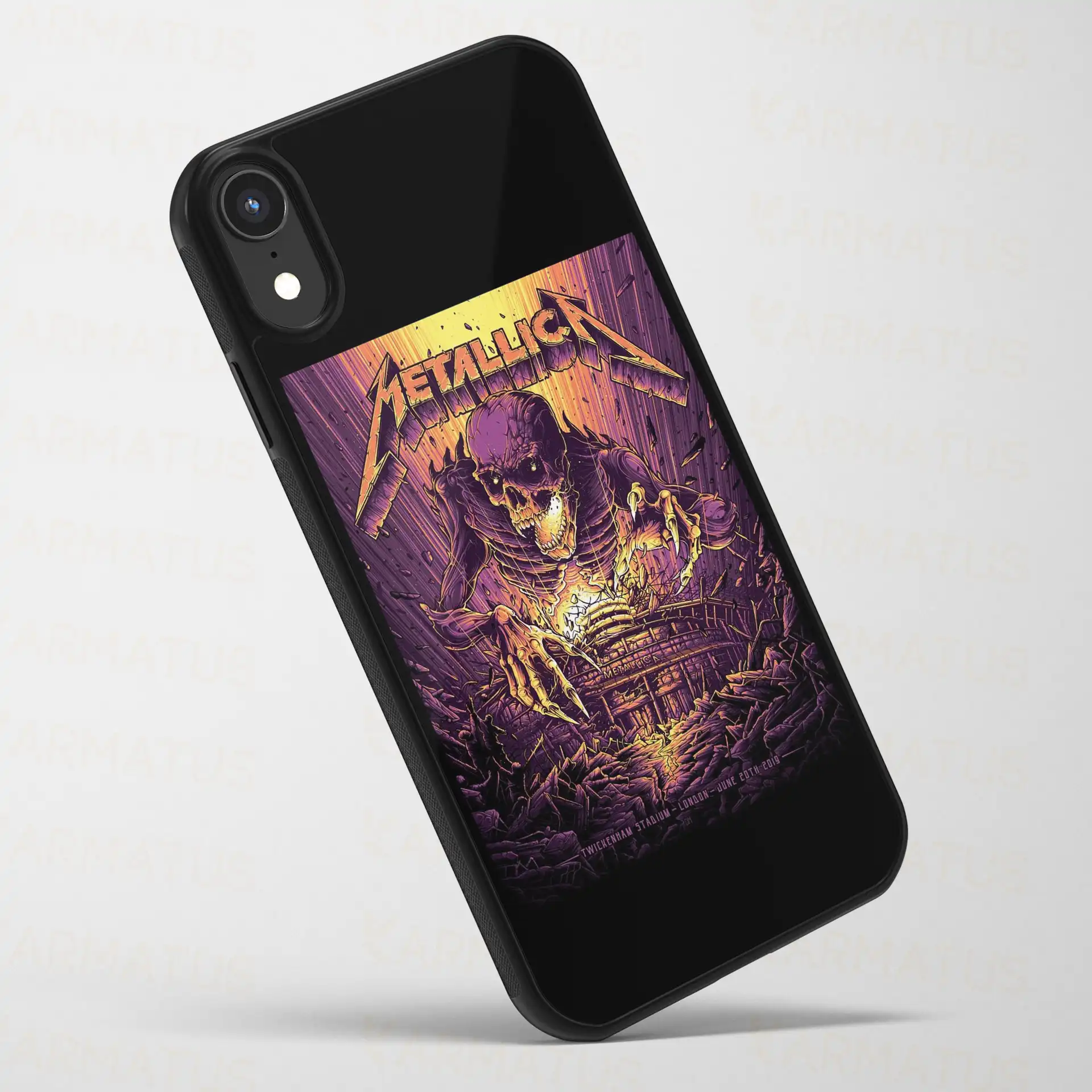 قاب موبایل متالیکا | کالکشن Music مدل Met-65 499,000 تومان &Ndash; کارماتوس قاب موبایل طرح متالیکا Metallica
