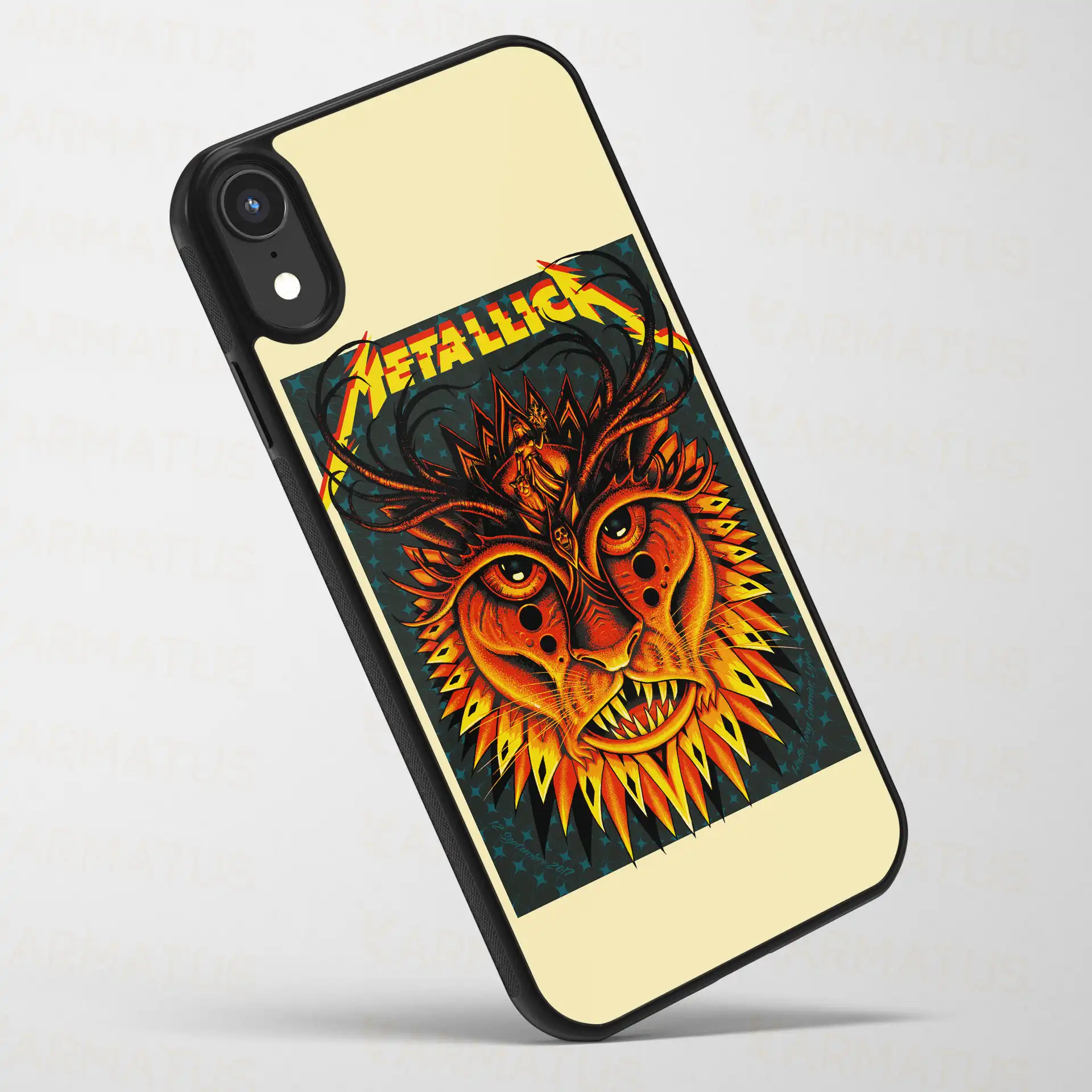قاب موبایل متالیکا | کالکشن Music مدل Met-67 499,000 تومان &Ndash; کارماتوس قاب موبایل طرح متالیکا Metallica