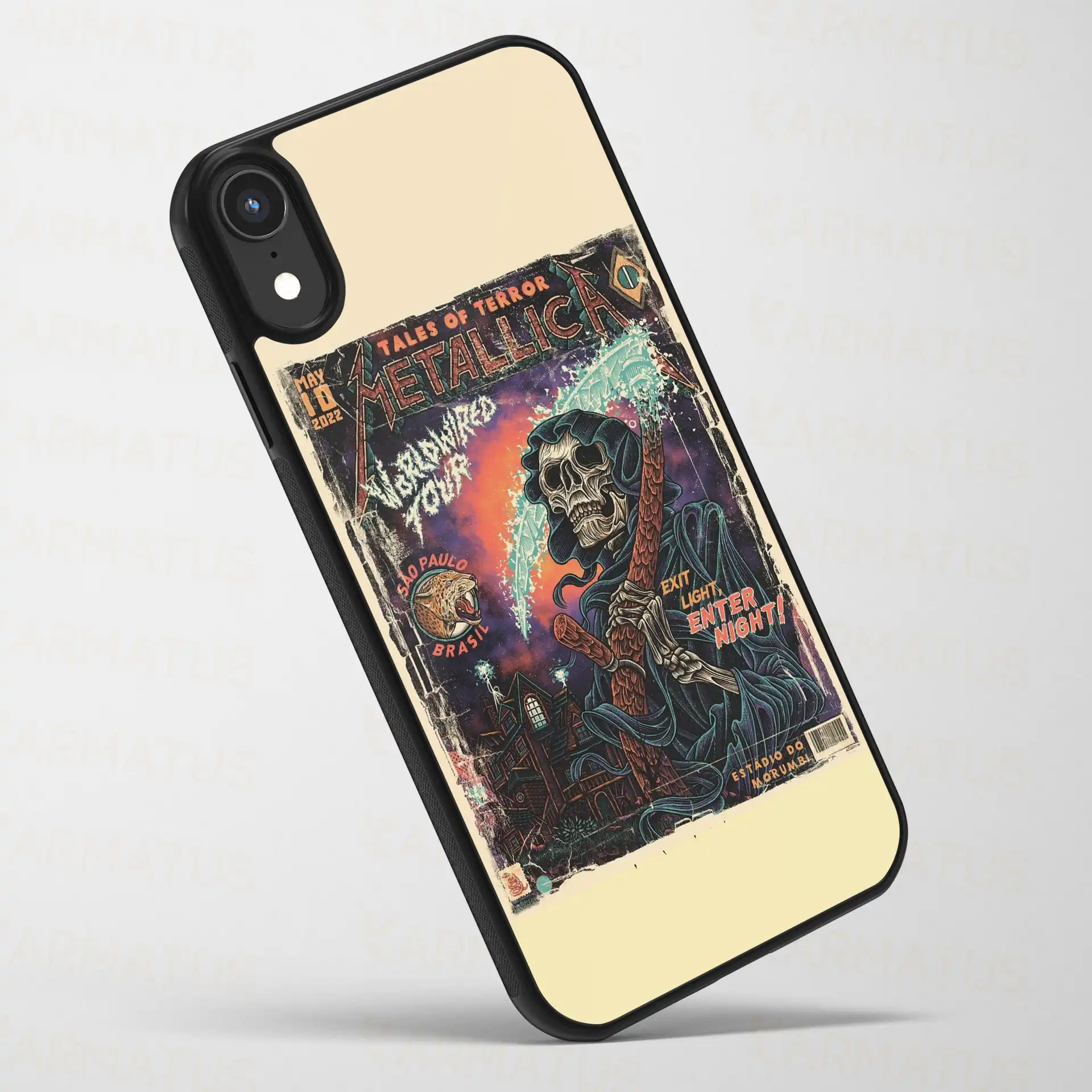 قاب موبایل متالیکا | کالکشن Music مدل Met-68 499,000 تومان &Ndash; کارماتوس قاب موبایل طرح متالیکا Metallica