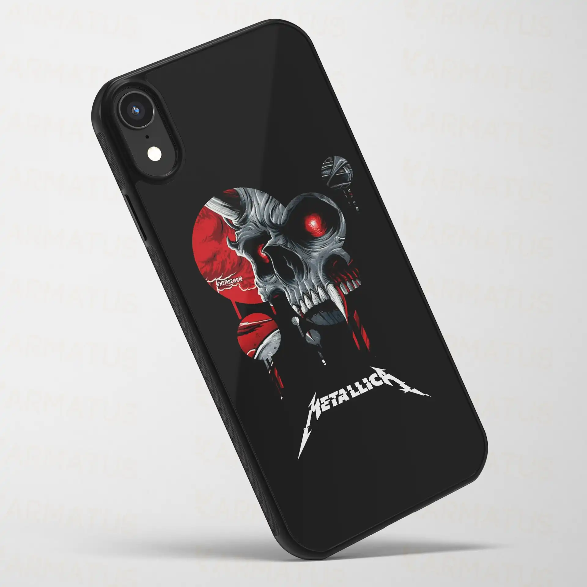 قاب موبایل متالیکا | کالکشن Music مدل Met-72 499,000 تومان &Ndash; کارماتوس قاب موبایل طرح متالیکا Metallica