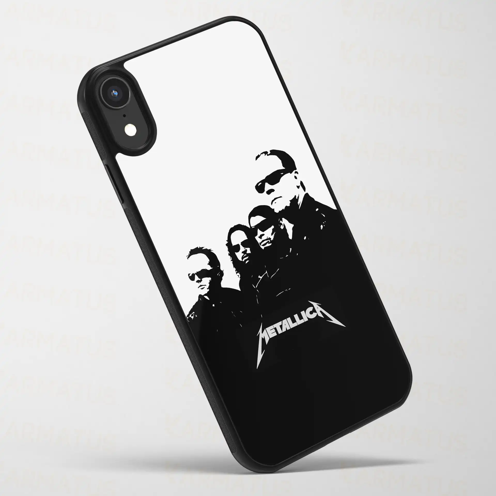 قاب موبایل متالیکا | کالکشن Music مدل Met-73 499,000 تومان &Ndash; کارماتوس قاب موبایل طرح متالیکا Metallica