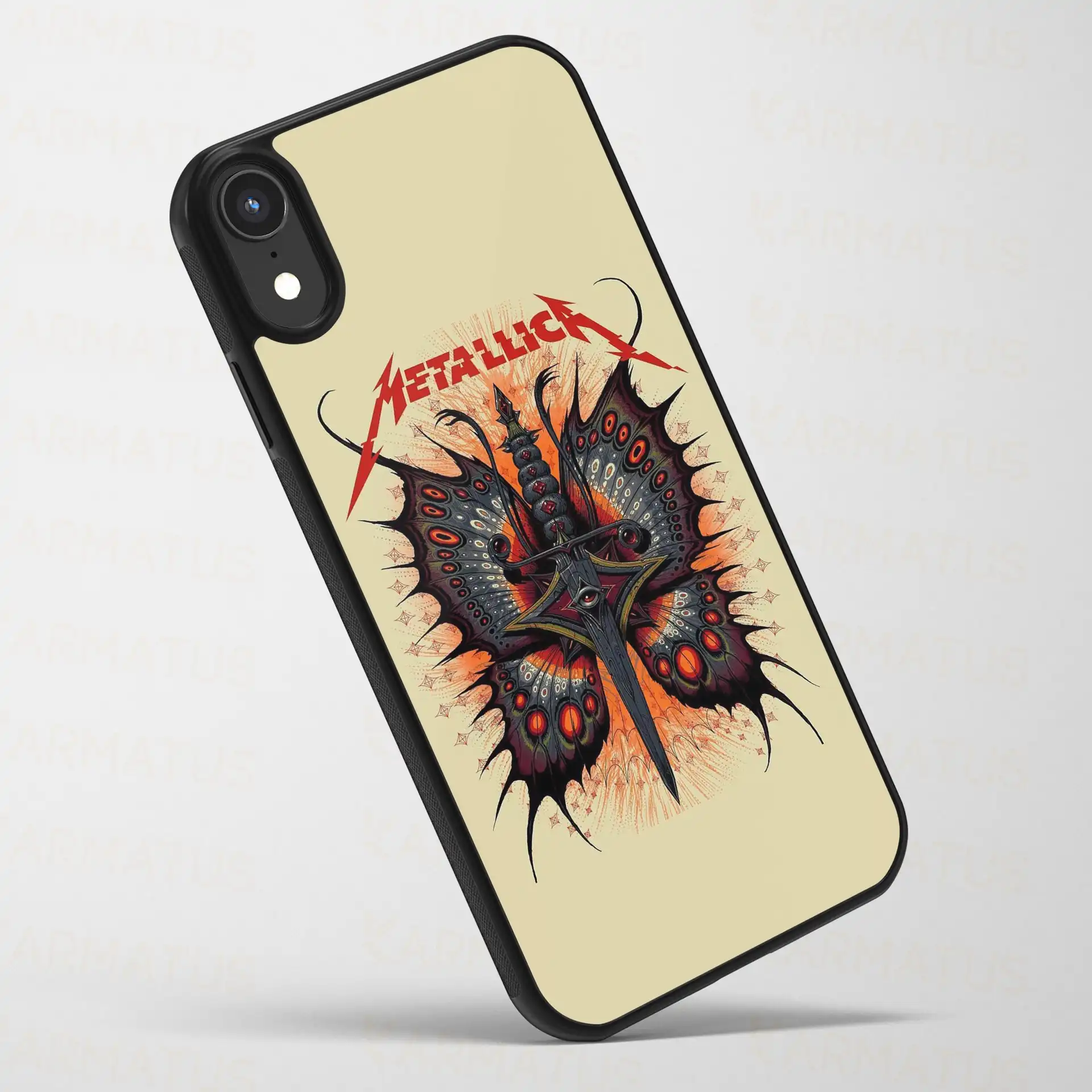 قاب موبایل متالیکا | کالکشن Music مدل Met-74 499,000 تومان &Ndash; کارماتوس قاب موبایل طرح متالیکا Metallica