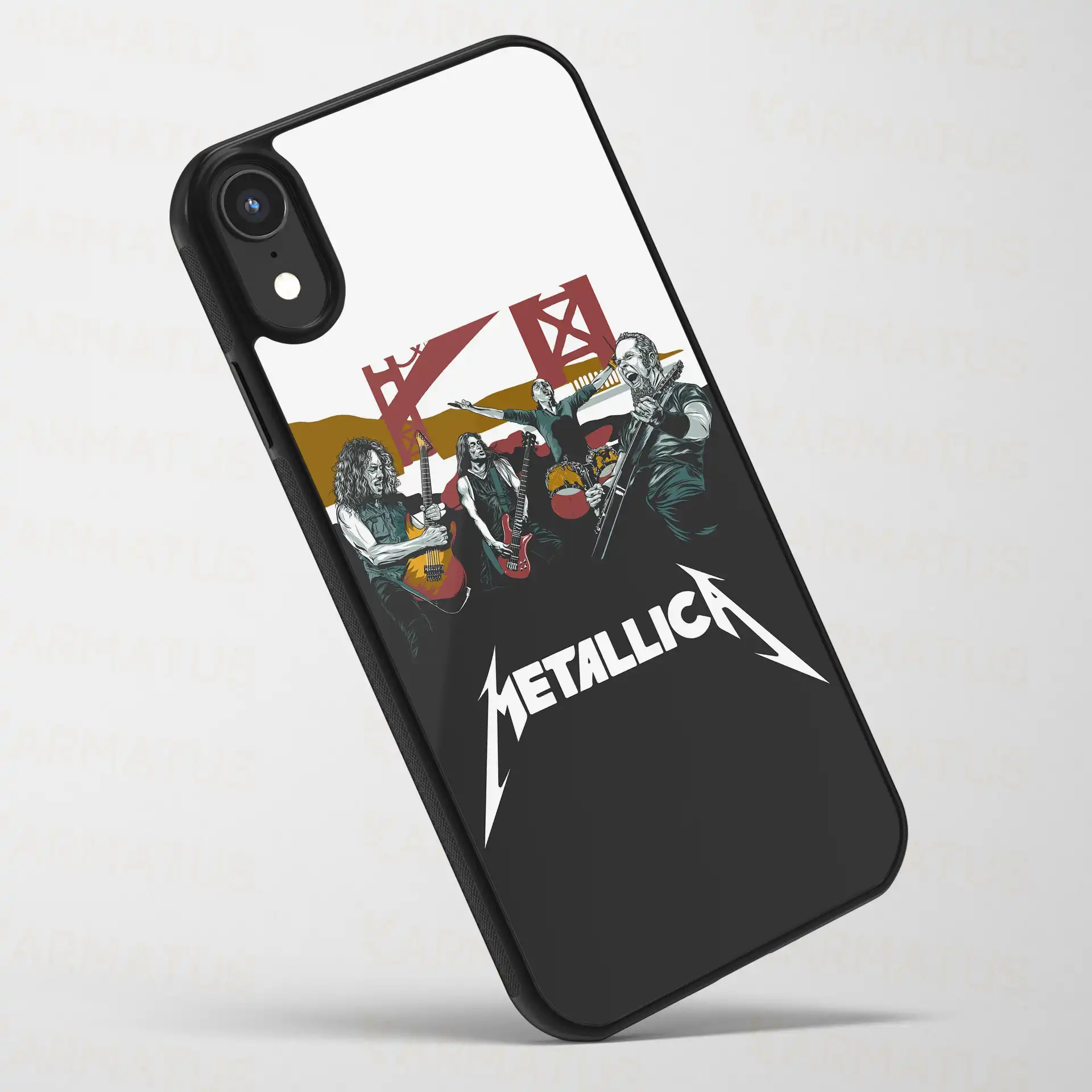 قاب موبایل متالیکا | کالکشن Music مدل Met-77 499,000 تومان &Ndash; کارماتوس قاب موبایل طرح متالیکا Metallica