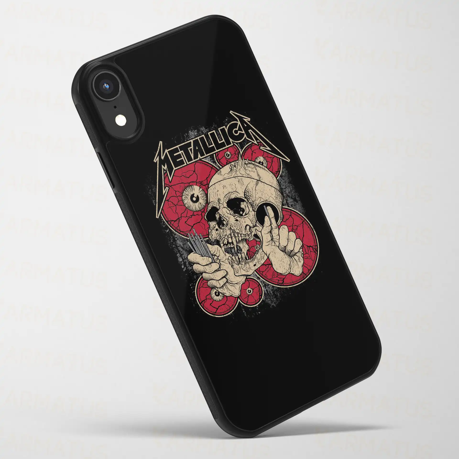 قاب موبایل متالیکا | کالکشن Music مدل Met-78 499,000 تومان &Ndash; کارماتوس قاب موبایل طرح متالیکا Metallica