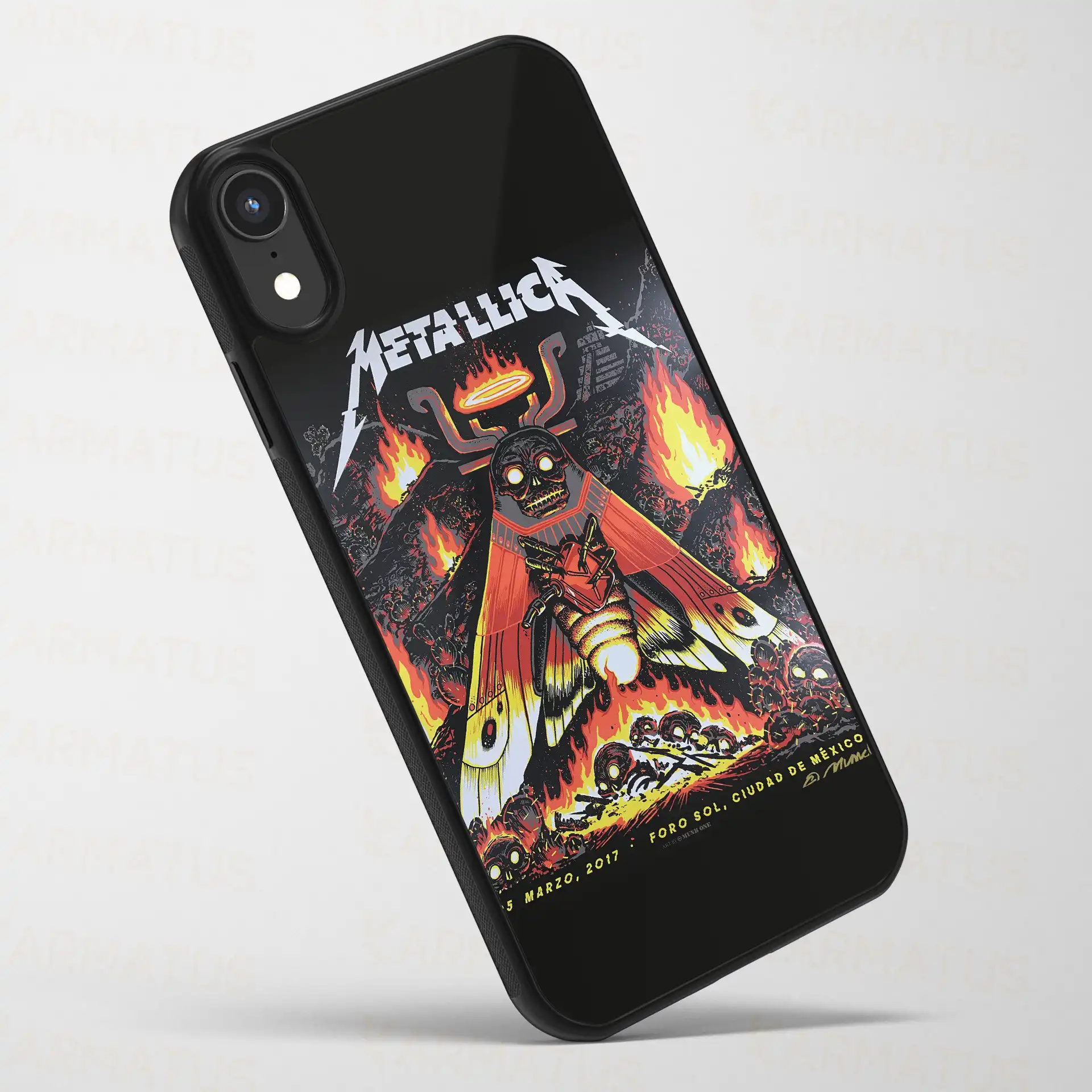 قاب موبایل متالیکا | کالکشن Music مدل Met-80 499,000 تومان &Ndash; کارماتوس قاب موبایل طرح متالیکا Metallica