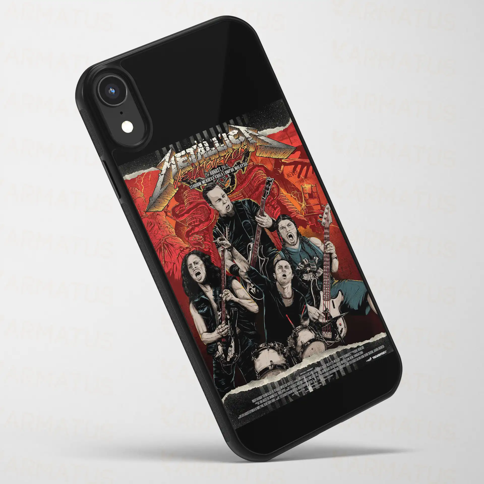 قاب موبایل متالیکا | کالکشن Music مدل Met-81 499,000 تومان &Ndash; کارماتوس قاب موبایل طرح متالیکا Metallica