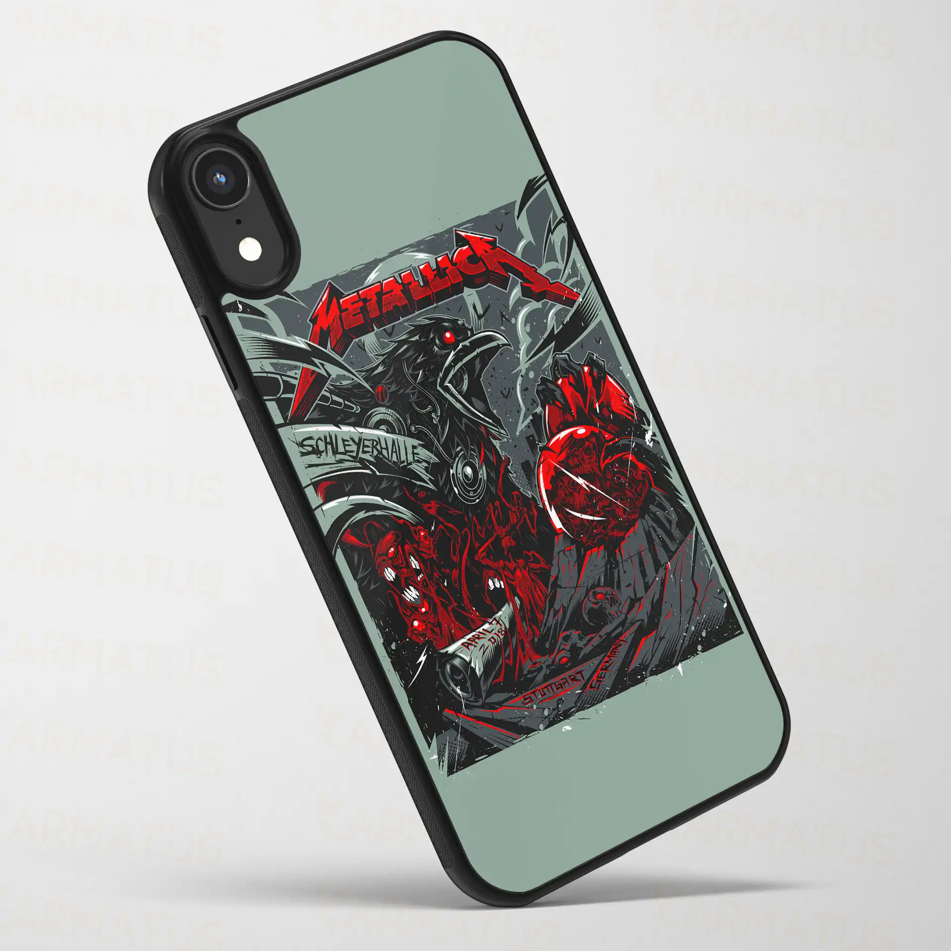 قاب موبایل متالیکا | کالکشن Music مدل Met-82 499,000 تومان &Ndash; کارماتوس قاب موبایل طرح متالیکا Metallica