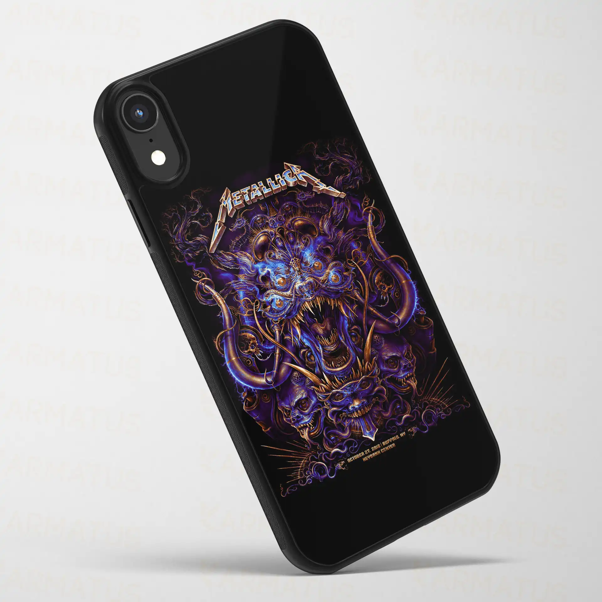 قاب موبایل متالیکا | کالکشن Music مدل Met-93 499,000 تومان &Ndash; کارماتوس قاب موبایل طرح متالیکا Metallica