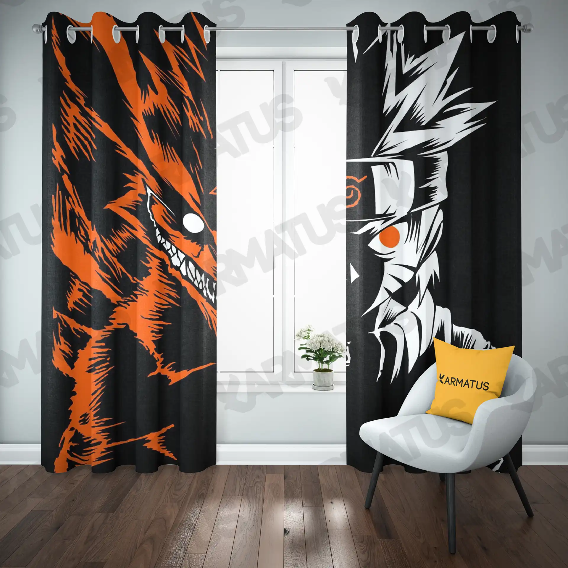 پرده پانچ طرح انیمه ناروتو Naruto