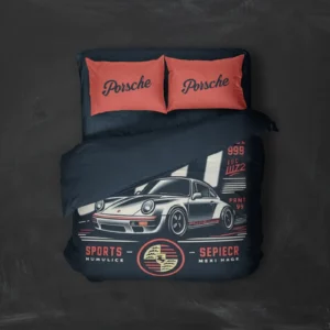 خرید روتختی طرح پورشه Porsche یک و دو نفره - کارماتوس (دکوراسیون, روتختی, روتختی ماشین) از کرماتوس