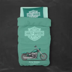 خرید روتختی طرح هارلی دیویدسون  Harley Davidsonیک و دو نفره - کارماتوس (دکوراسیون, روتختی, روتختی موتور سیکلت) از کرماتوس