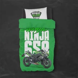 خرید روتختی طرح کاوازاکی Kawasaki یک و دو نفره - کارماتوس (دکوراسیون, روتختی, روتختی موتور سیکلت) از کرماتوس