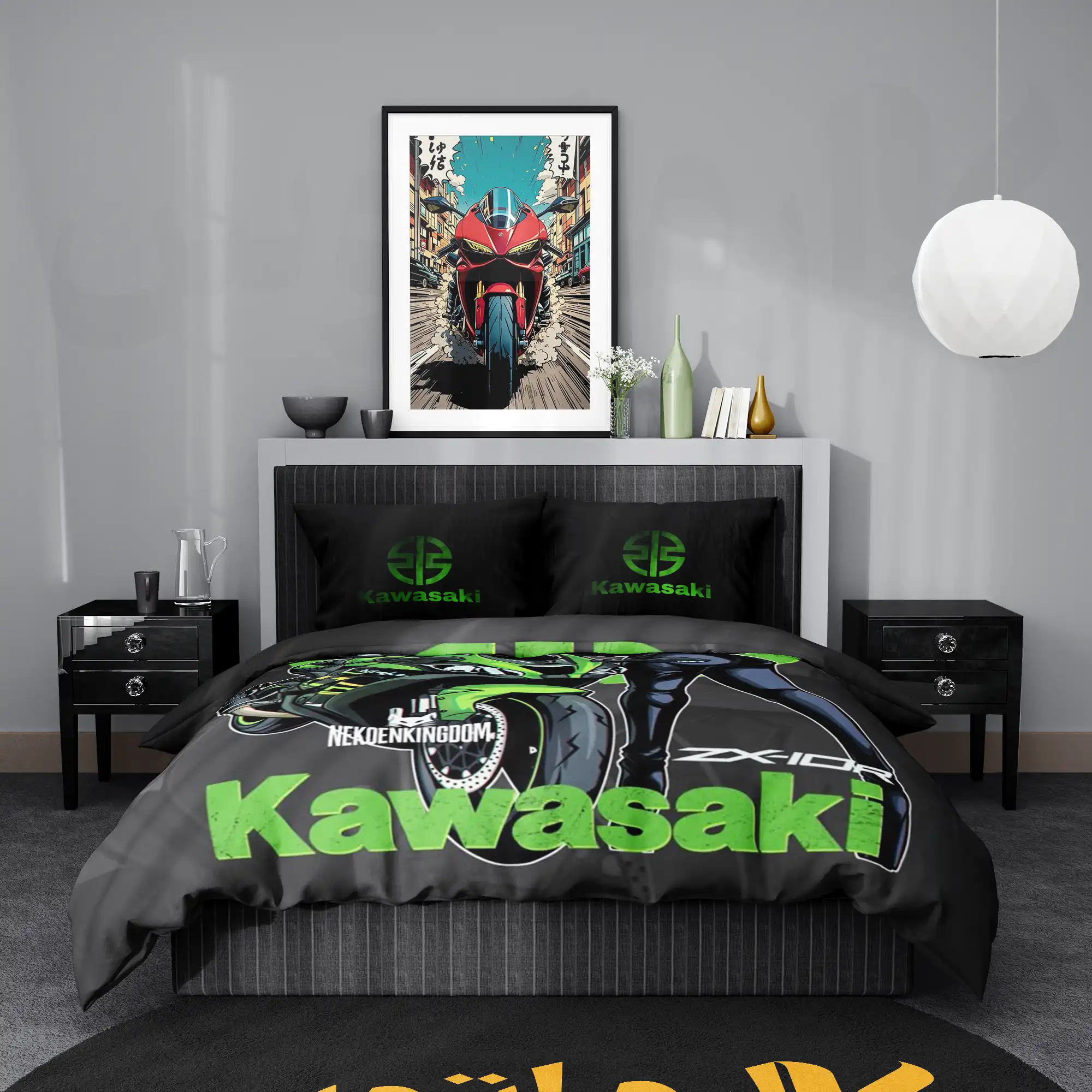 روتختی طرح کاوازاکی Kawasaki کد 4 5,900,000 تومان &Ndash; کارماتوس روتختی طرح کاوازاکی Kawasaki یک و دو نفره - کارماتوس