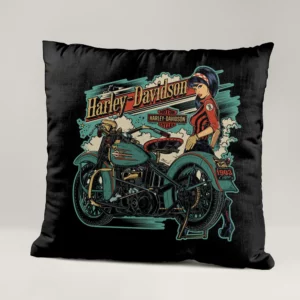 خرید خرید و قیمت کوسن طرح کوسن طرح هارلی دیویدسون  Harley Davidson  - کارماتوس (دکوراسیون, کوسن, کوسن موتورسیکلت) از کرماتوس