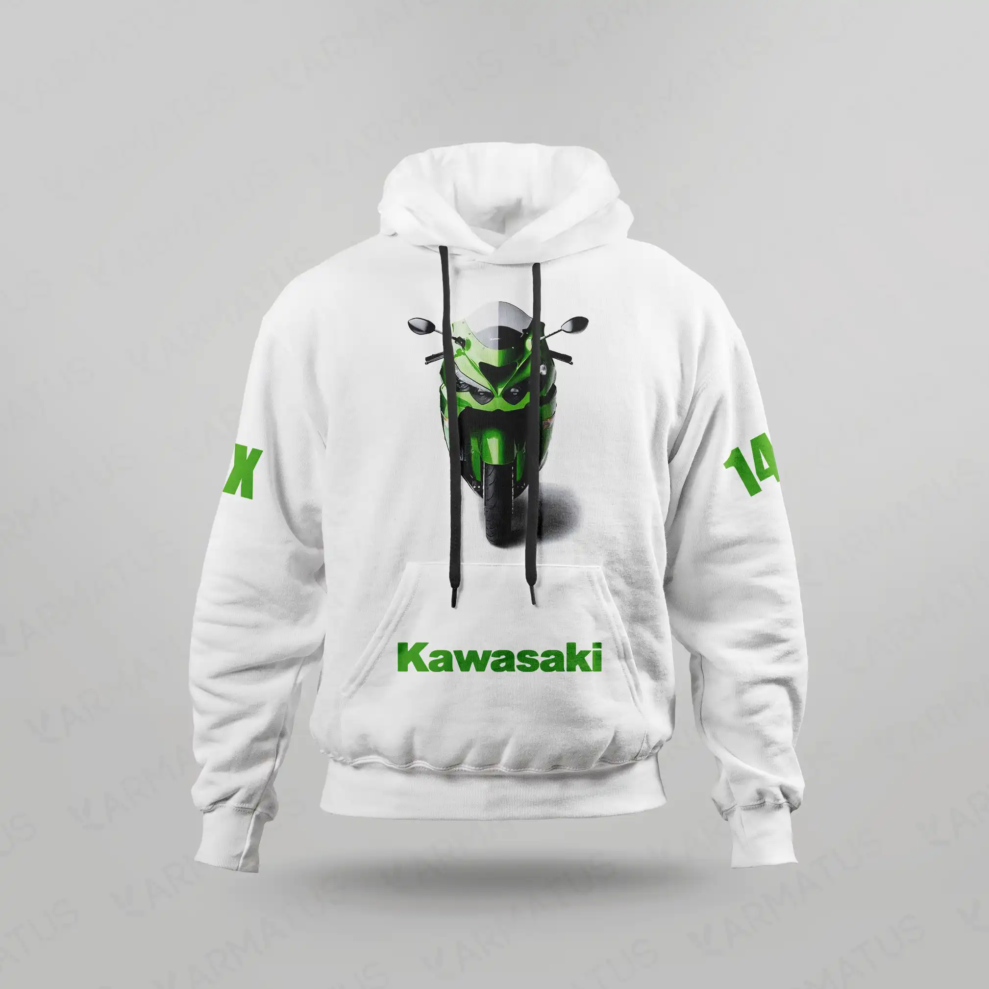 هودی کاوازاکی | کالکشن Motor - مدل Kaw-02 1,499,000 تومان &Ndash; کارماتوس هودی طرح کاوازاکی Kawasaki - کارماتوس