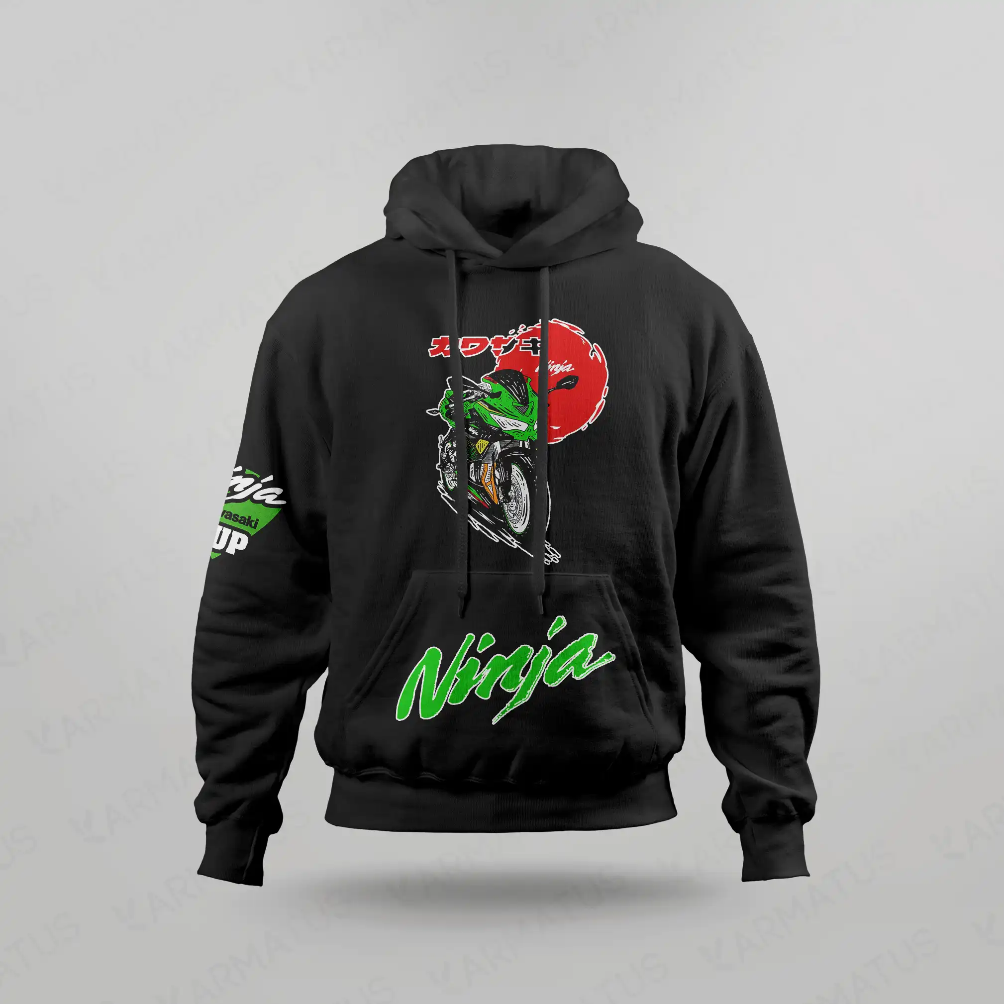 هودی کاوازاکی | کالکشن Motor - مدل Kaw-05 1,499,000 تومان &Ndash; کارماتوس خرید هودی طرح کاوازاکی Kawasaki - کارماتوس (هودی, هودی موتورسیکلت) از کرماتوس