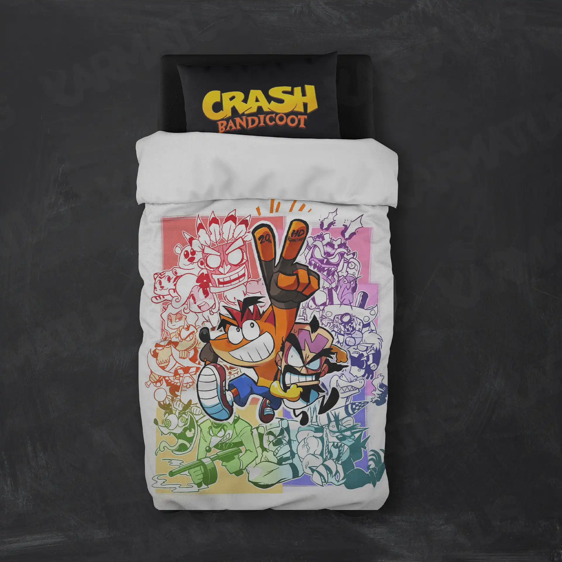 روتختی طرح کراش Crash کد 6 5,900,000 تومان &Ndash; کارماتوس خرید روتختی طرح کراش Crash - کارماتوس (دکوراسیون, روتختی, روتختی گیمینگ) از کرماتوس